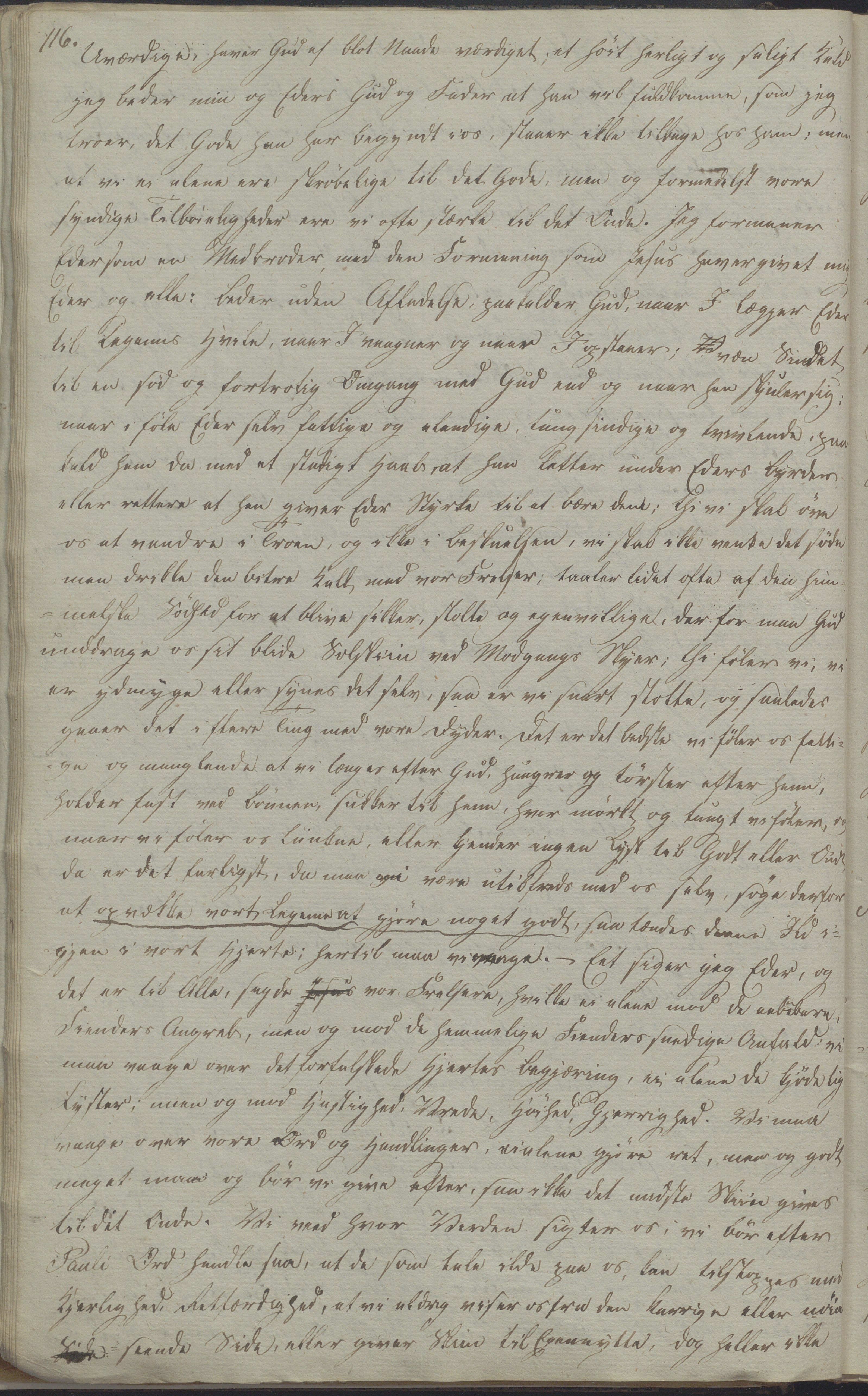 Heggtveitsamlingen, TMF/A-1007/H/L0052/0001: Innbundne brev Ms. S, med innlagt registratur / Innbundne brev Ms S. , 1801-1823, s. 116