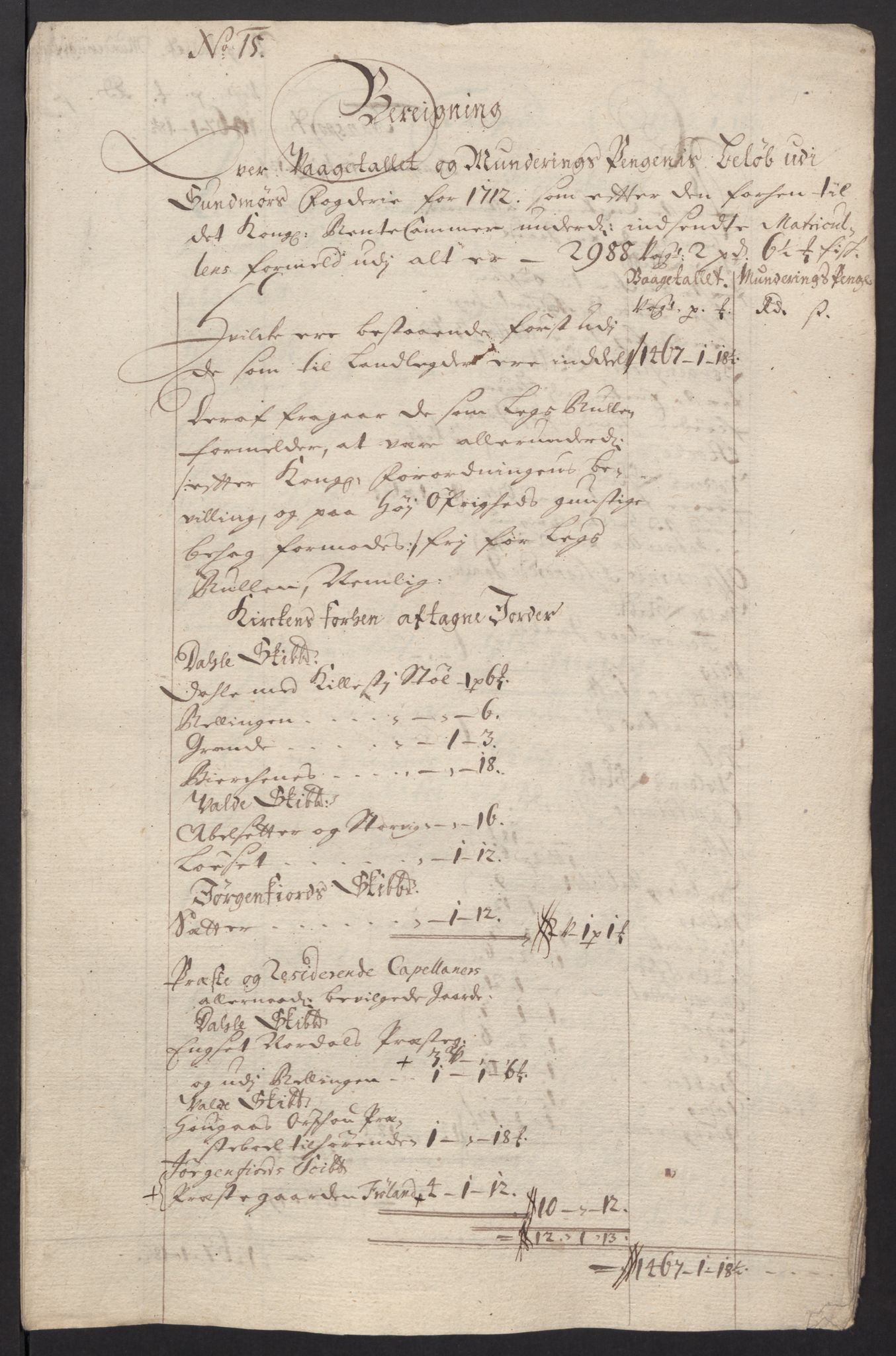 Rentekammeret inntil 1814, Reviderte regnskaper, Fogderegnskap, RA/EA-4092/R54/L3565: Fogderegnskap Sunnmøre, 1712-1713, s. 181