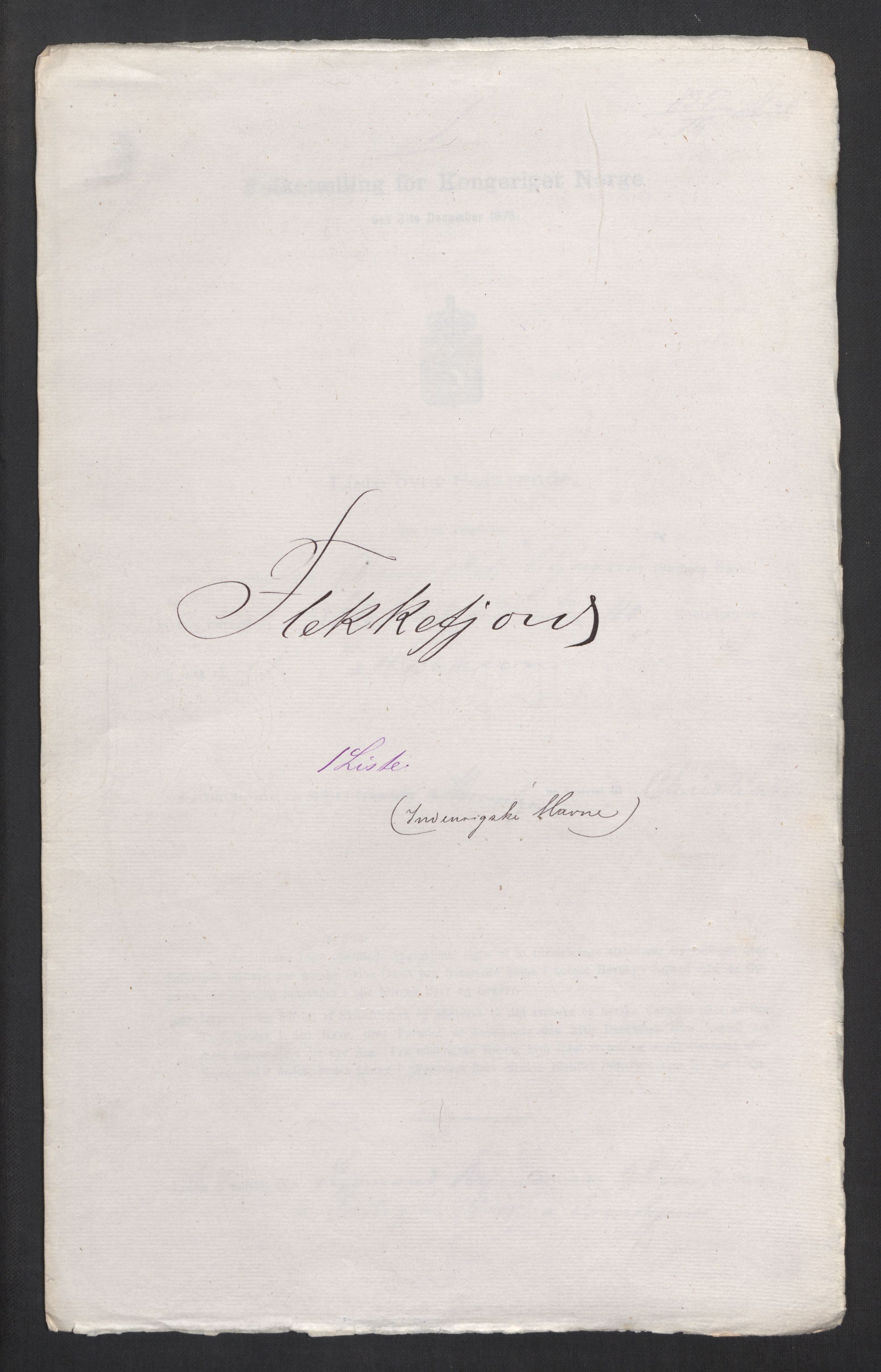 RA, Folketelling 1875, skipslister: Skip i innenrikske havner, hjemmehørende i byer og ladesteder, 1875, s. 445