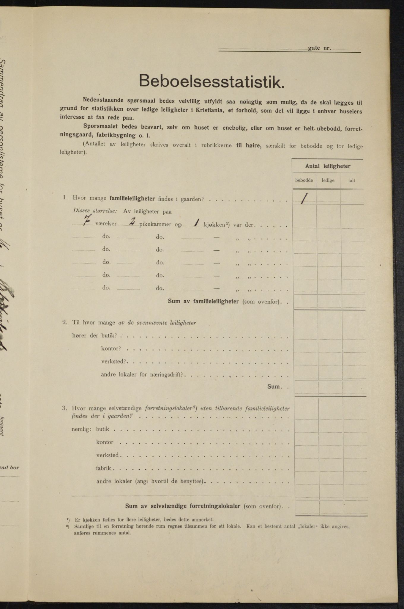 OBA, Kommunal folketelling 1.2.1915 for Kristiania, 1915, s. 32933