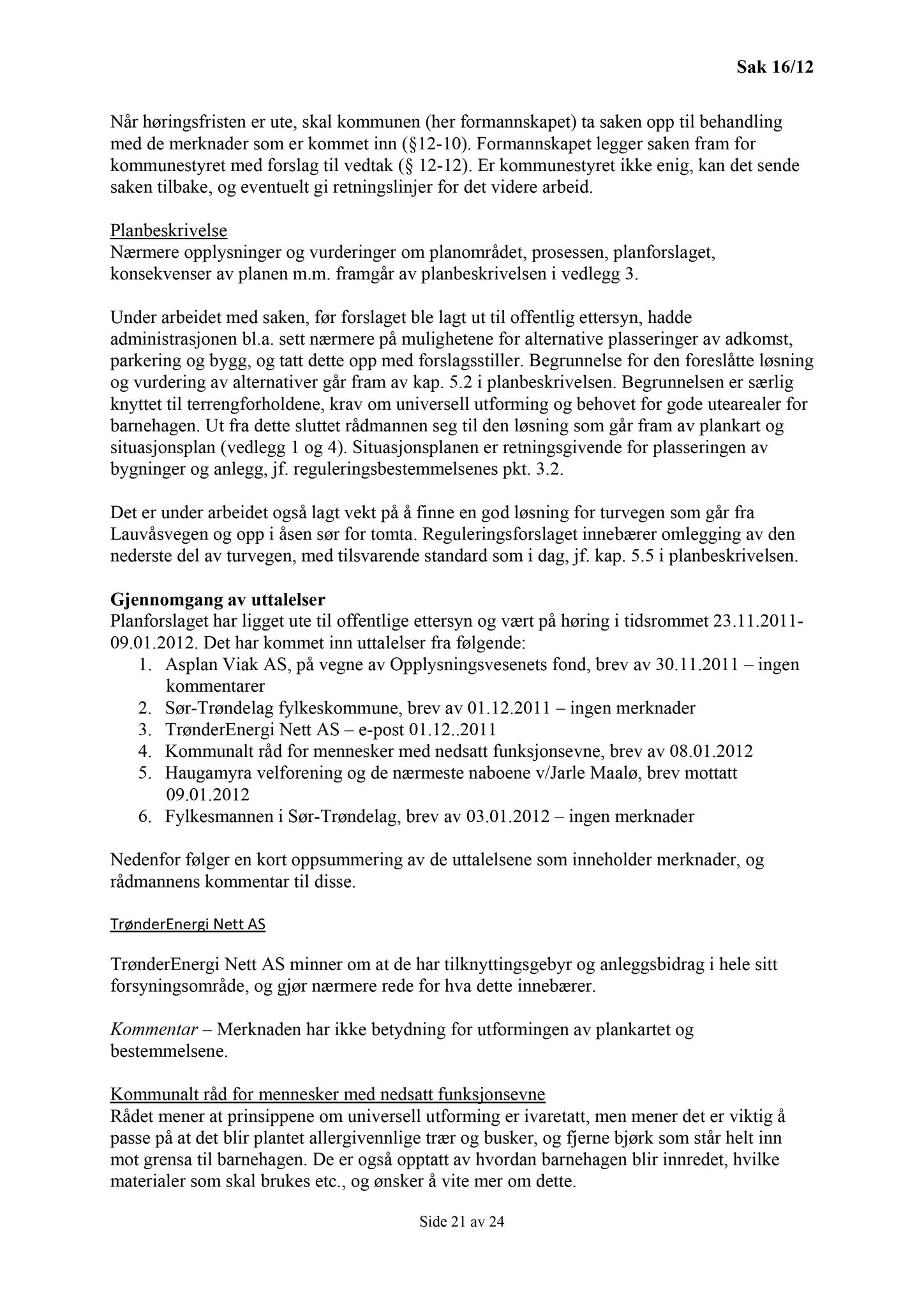 Klæbu Kommune, TRKO/KK/02-FS/L005: Formannsskapet - Møtedokumenter, 2012, s. 197