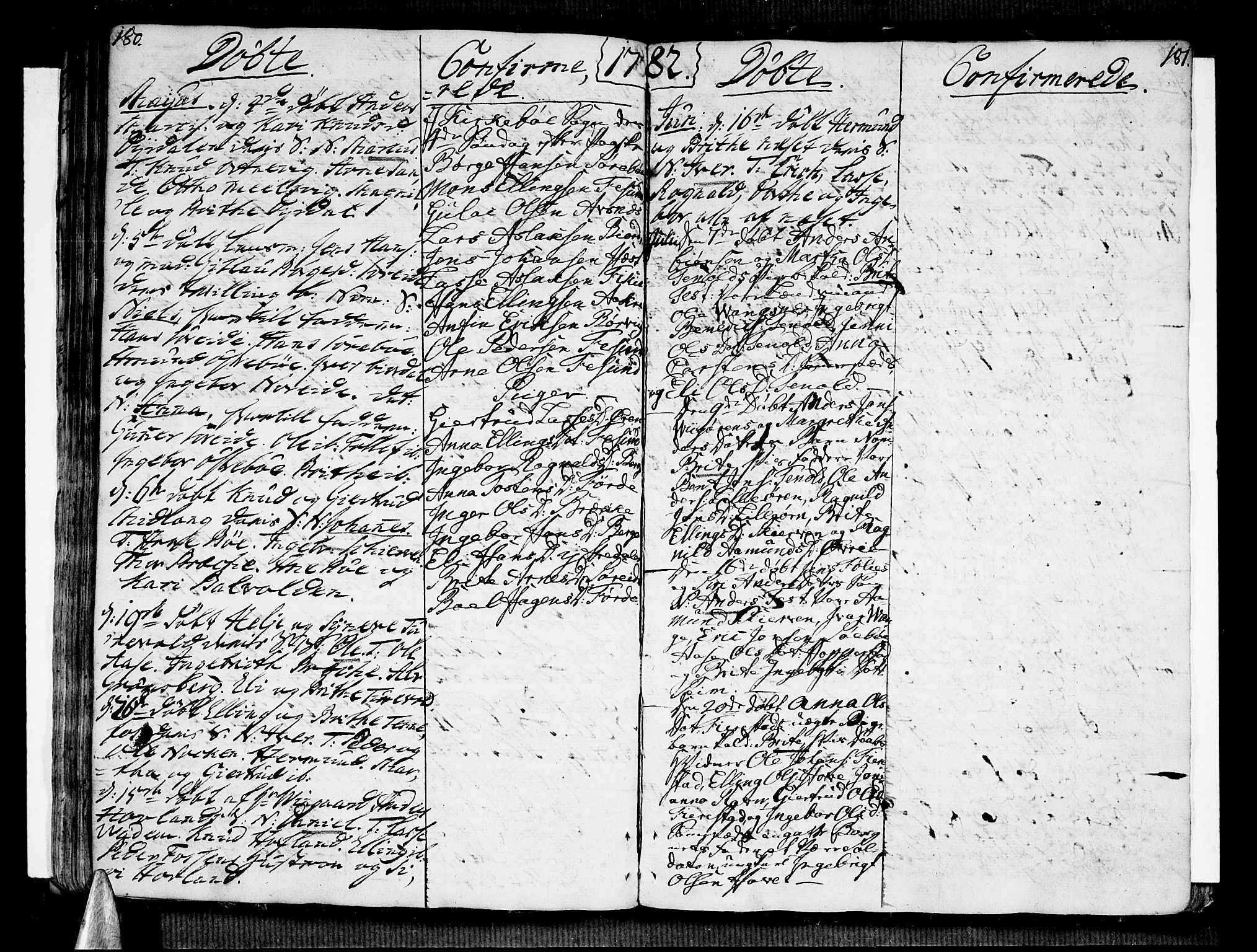 Vik sokneprestembete, SAB/A-81501: Ministerialbok nr. A 4, 1772-1783, s. 180-181