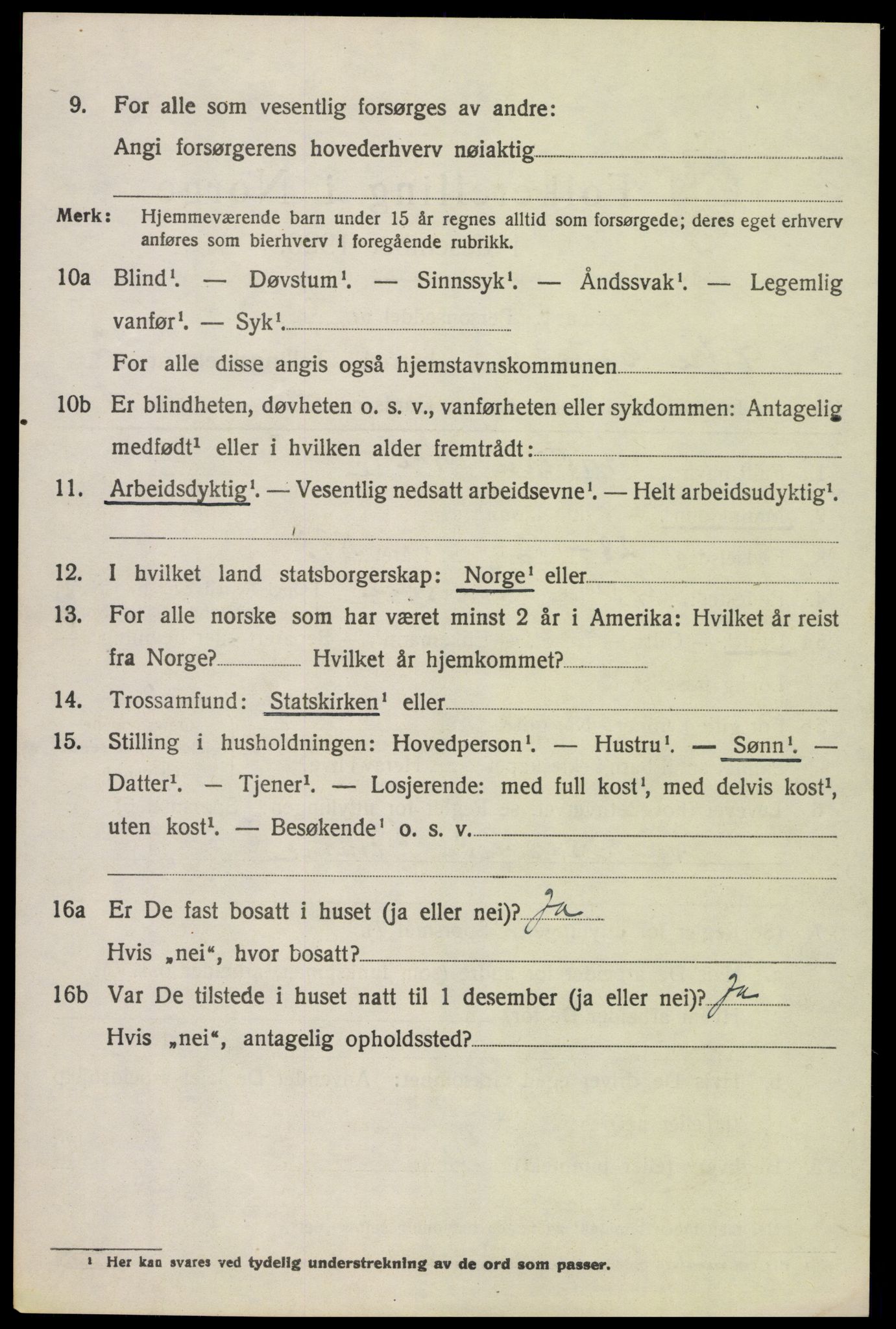 SAH, Folketelling 1920 for 0522 Østre Gausdal herred, 1920, s. 1369