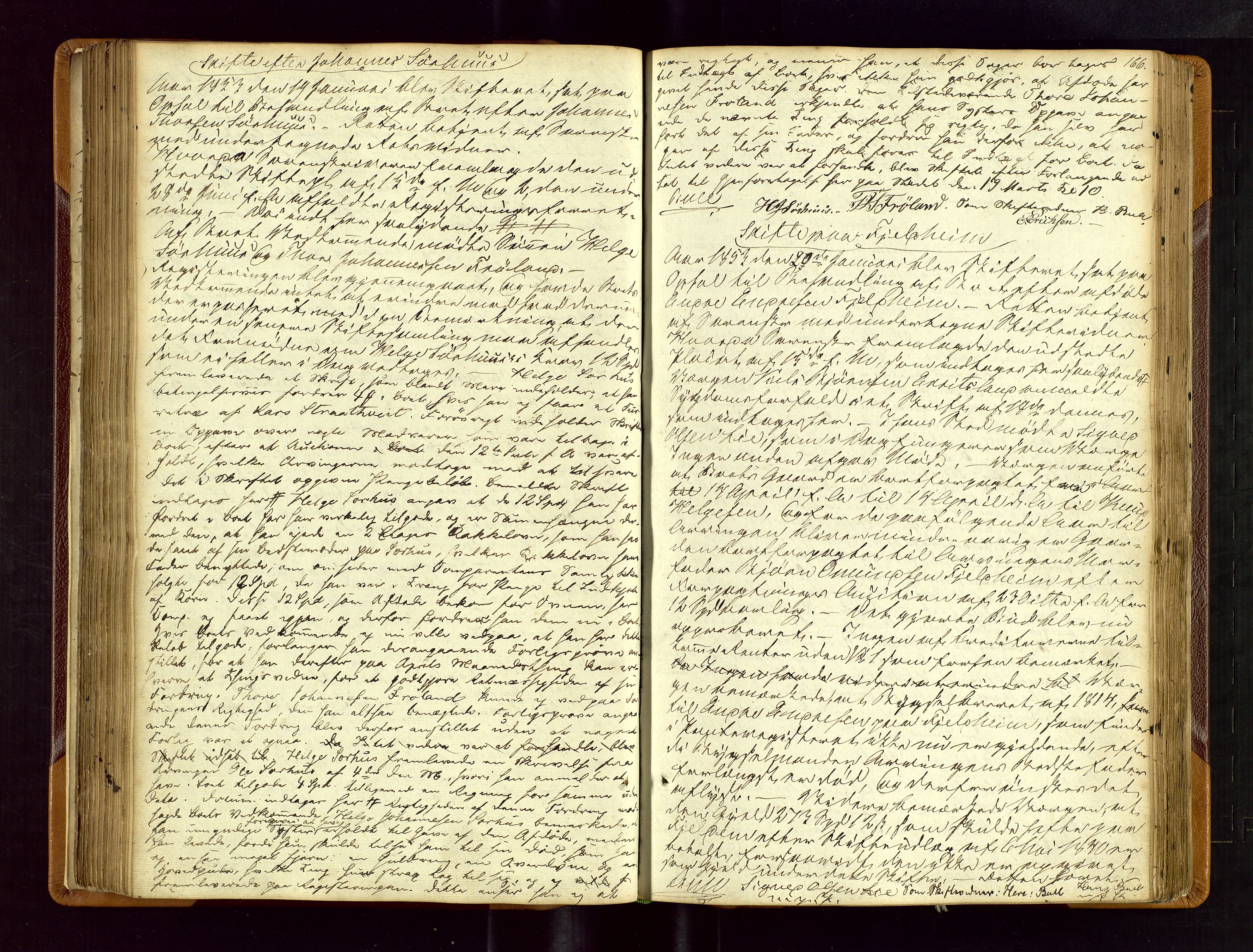 Ryfylke tingrett, AV/SAST-A-100055/001/IV/IVF/L0001: Skifteforhandlingsprotokoll A 1, 1844-1862, s. 166