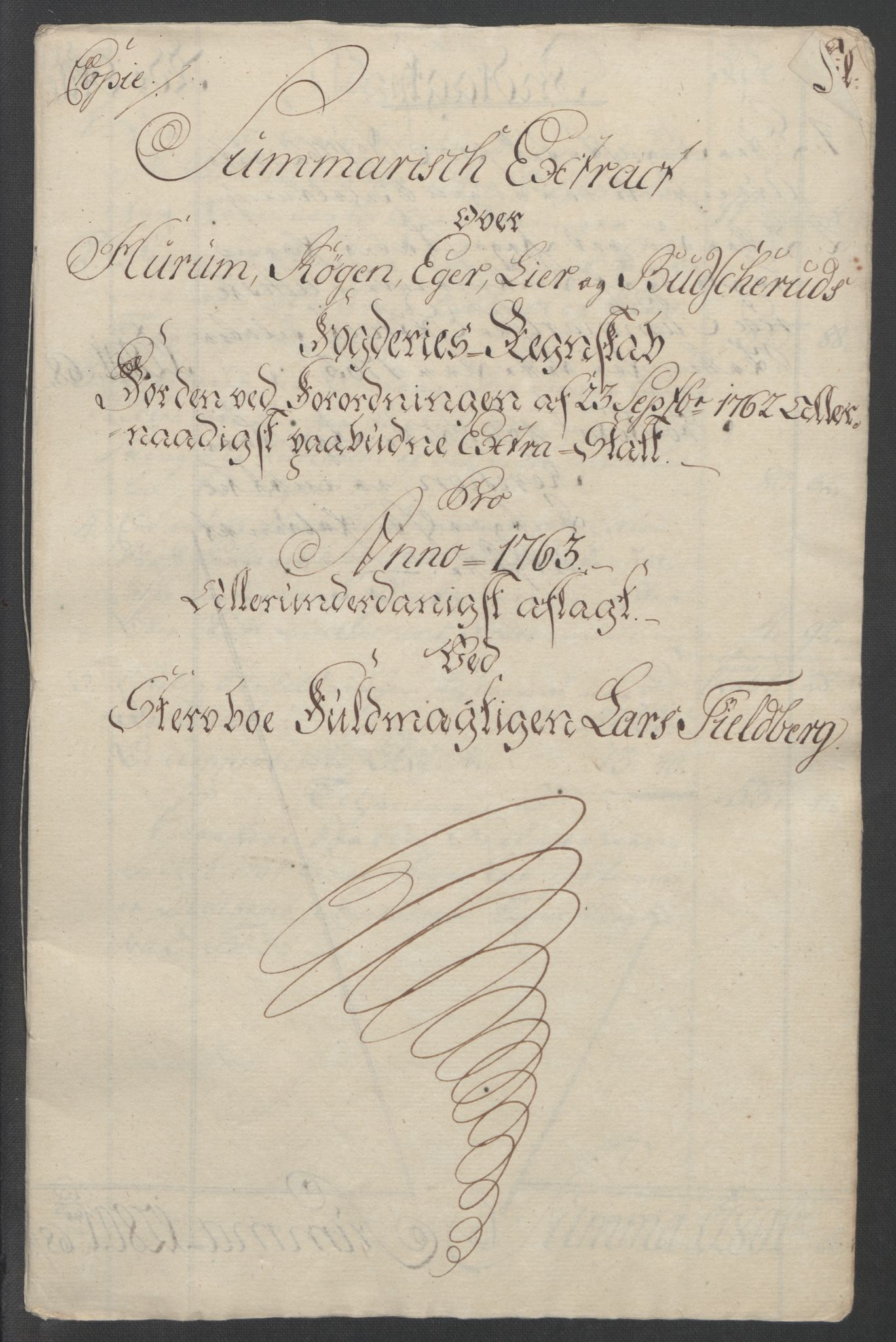 Rentekammeret inntil 1814, Reviderte regnskaper, Fogderegnskap, AV/RA-EA-4092/R31/L1833: Ekstraskatten Hurum, Røyken, Eiker, Lier og Buskerud, 1762-1764, s. 58