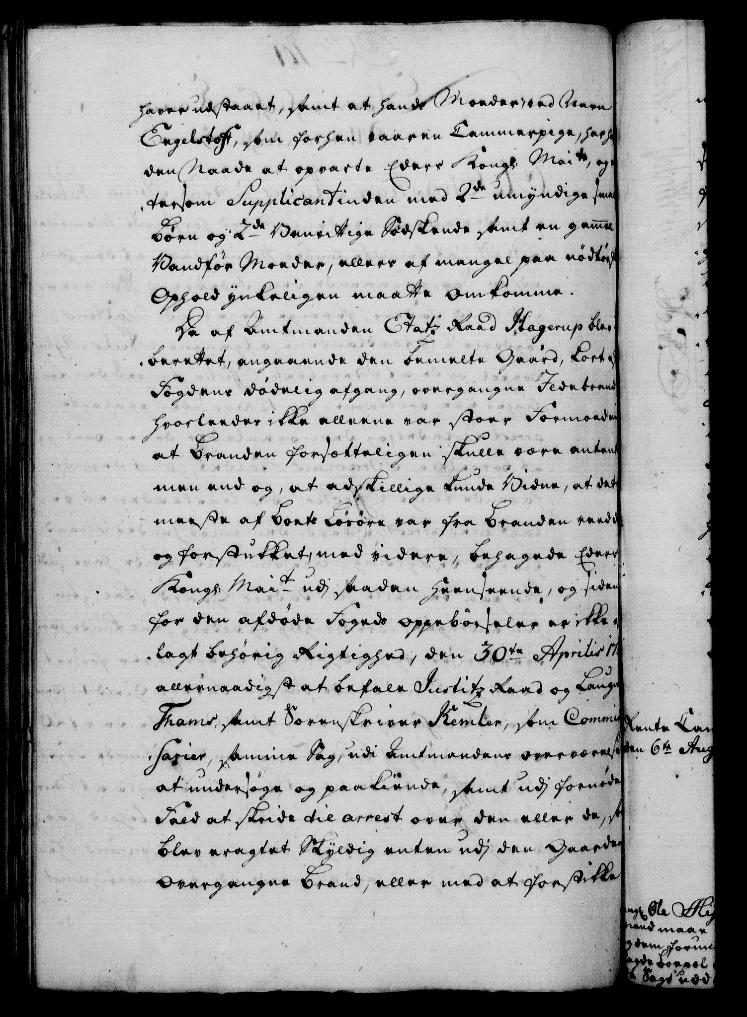 Rentekammeret, Kammerkanselliet, RA/EA-3111/G/Gf/Gfa/L0039: Norsk relasjons- og resolusjonsprotokoll (merket RK 52.39), 1757, s. 573