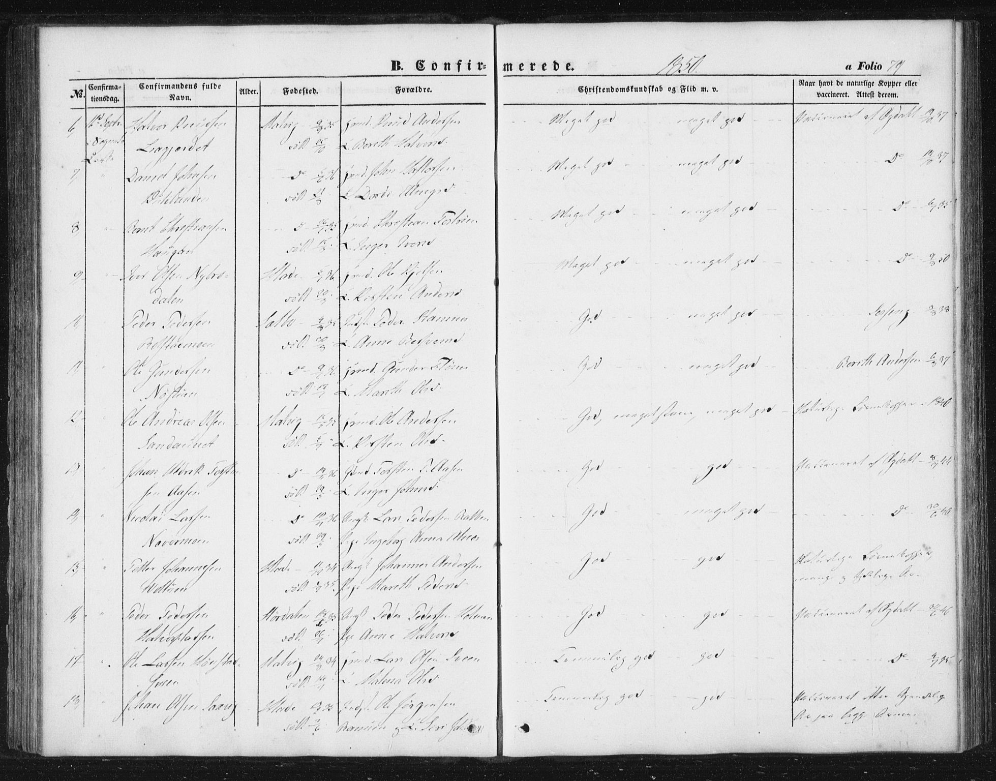 Ministerialprotokoller, klokkerbøker og fødselsregistre - Sør-Trøndelag, SAT/A-1456/616/L0407: Ministerialbok nr. 616A04, 1848-1856, s. 79