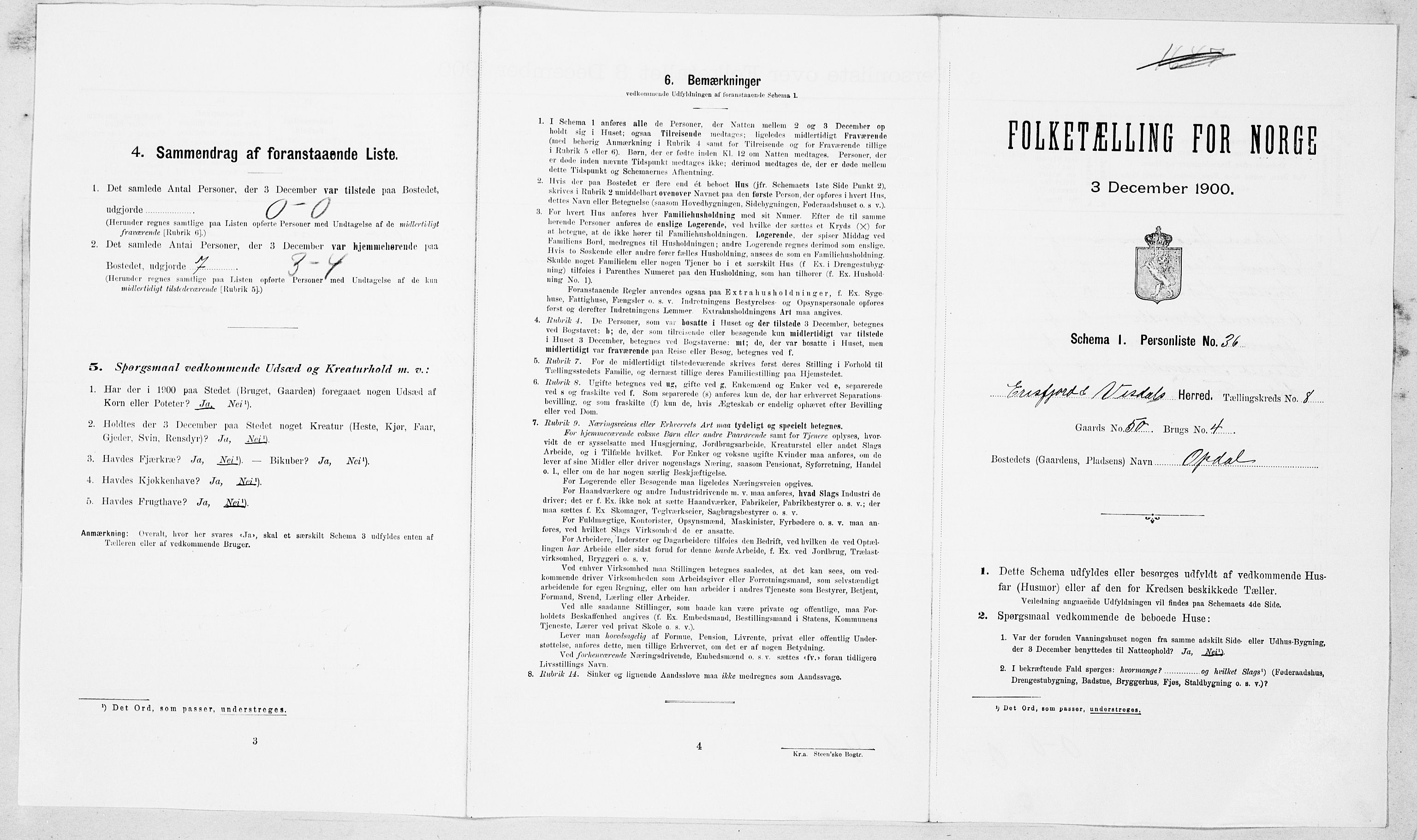 SAT, Folketelling 1900 for 1542 Eresfjord og Vistdal herred, 1900, s. 628