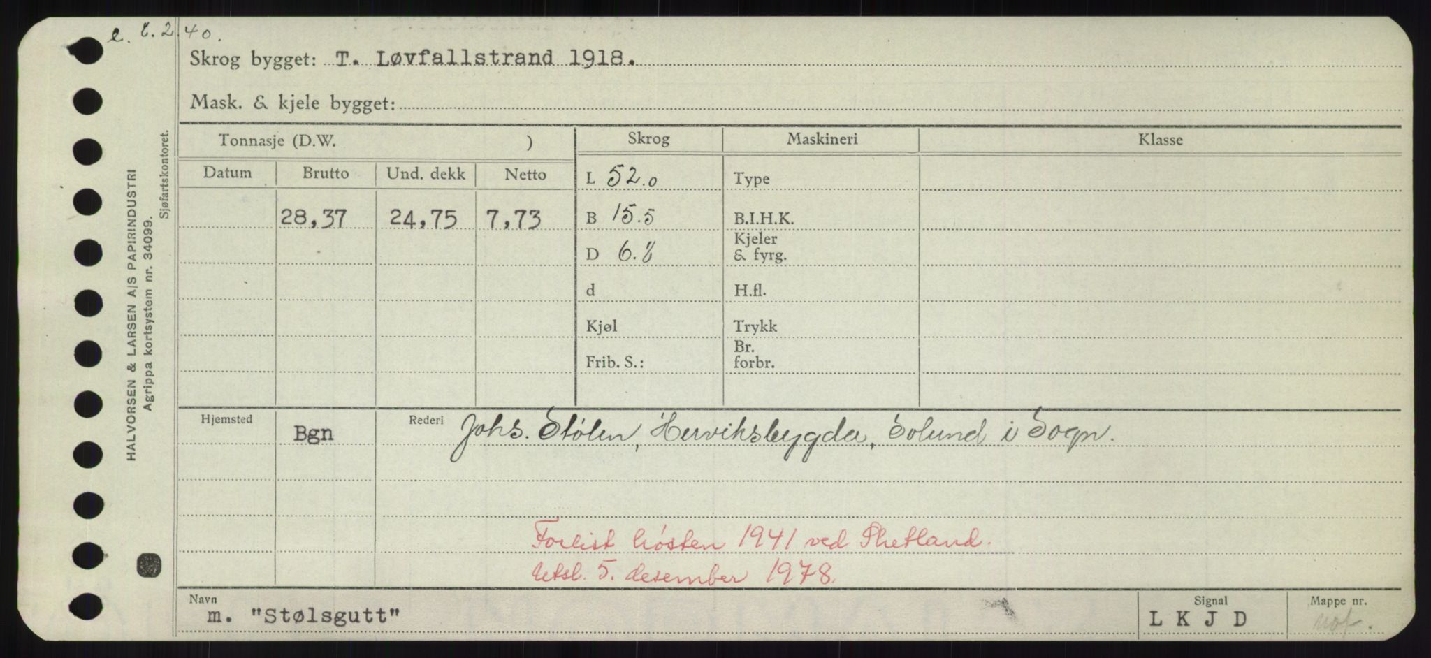 Sjøfartsdirektoratet med forløpere, Skipsmålingen, RA/S-1627/H/Hd/L0036: Fartøy, St, s. 727