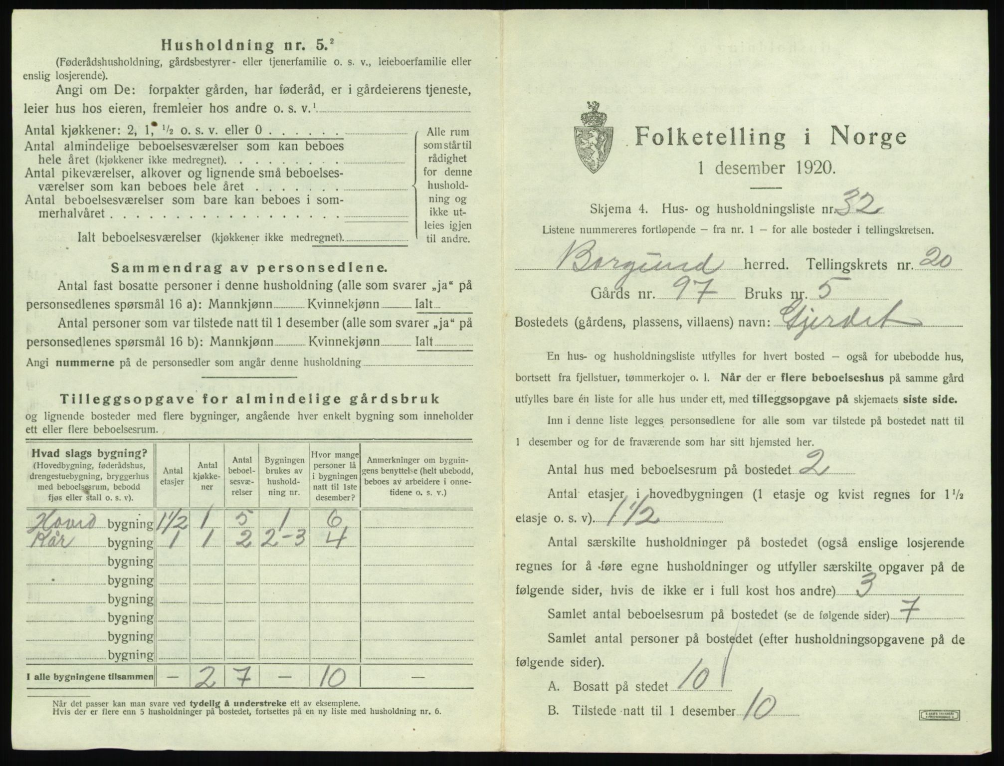 SAT, Folketelling 1920 for 1531 Borgund herred, 1920, s. 1702