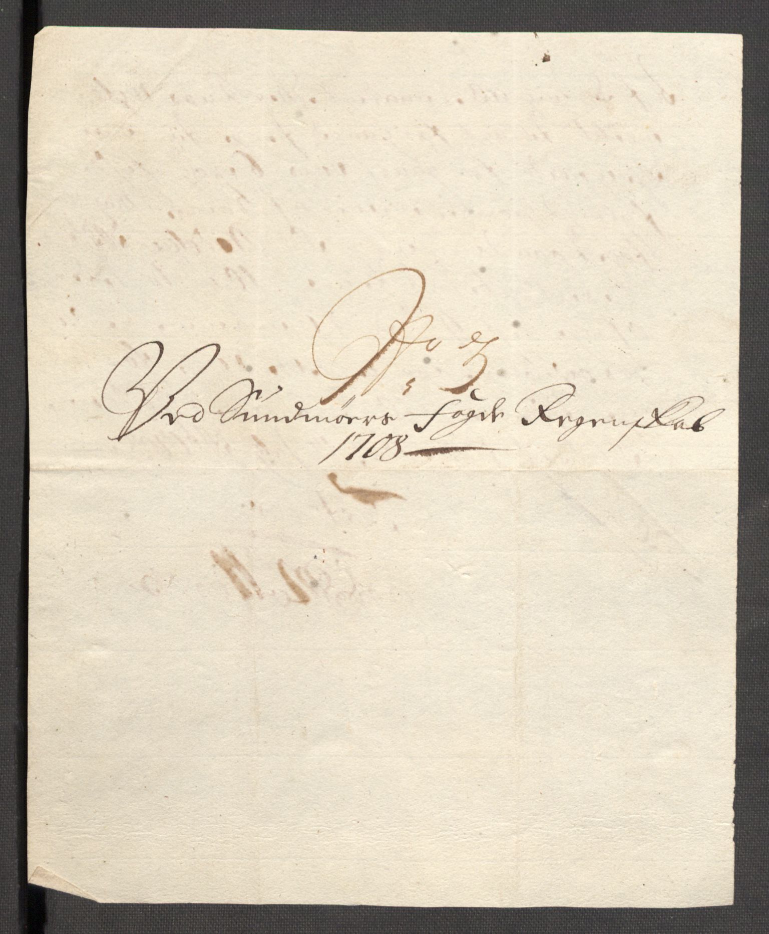 Rentekammeret inntil 1814, Reviderte regnskaper, Fogderegnskap, AV/RA-EA-4092/R54/L3562: Fogderegnskap Sunnmøre, 1708-1709, s. 129