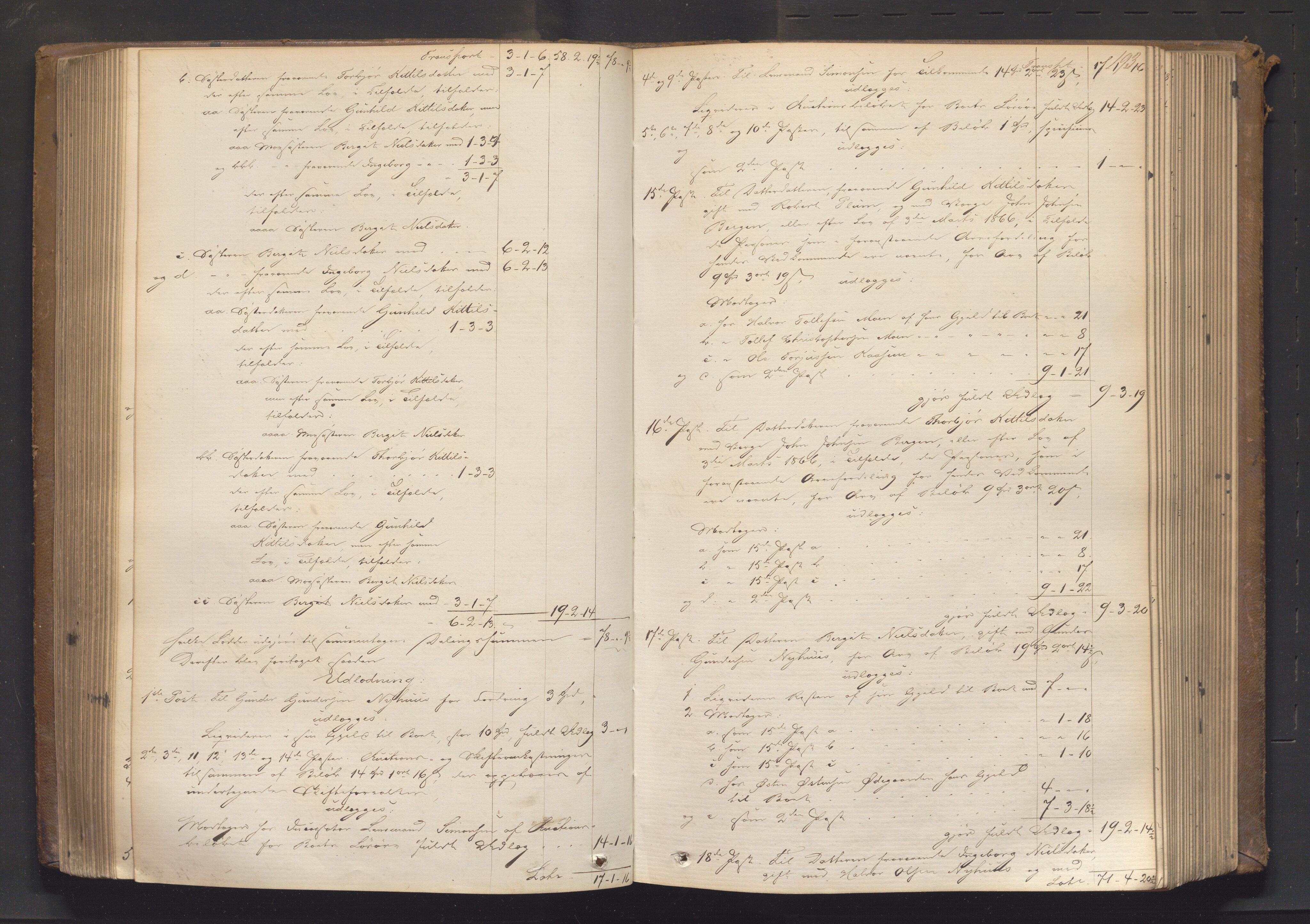 Nedre Telemark sorenskriveri, AV/SAKO-A-135/H/Hb/Hbe/L0002: Skifteutlodningsprotokoll, 1867-1878, s. 192b-193a