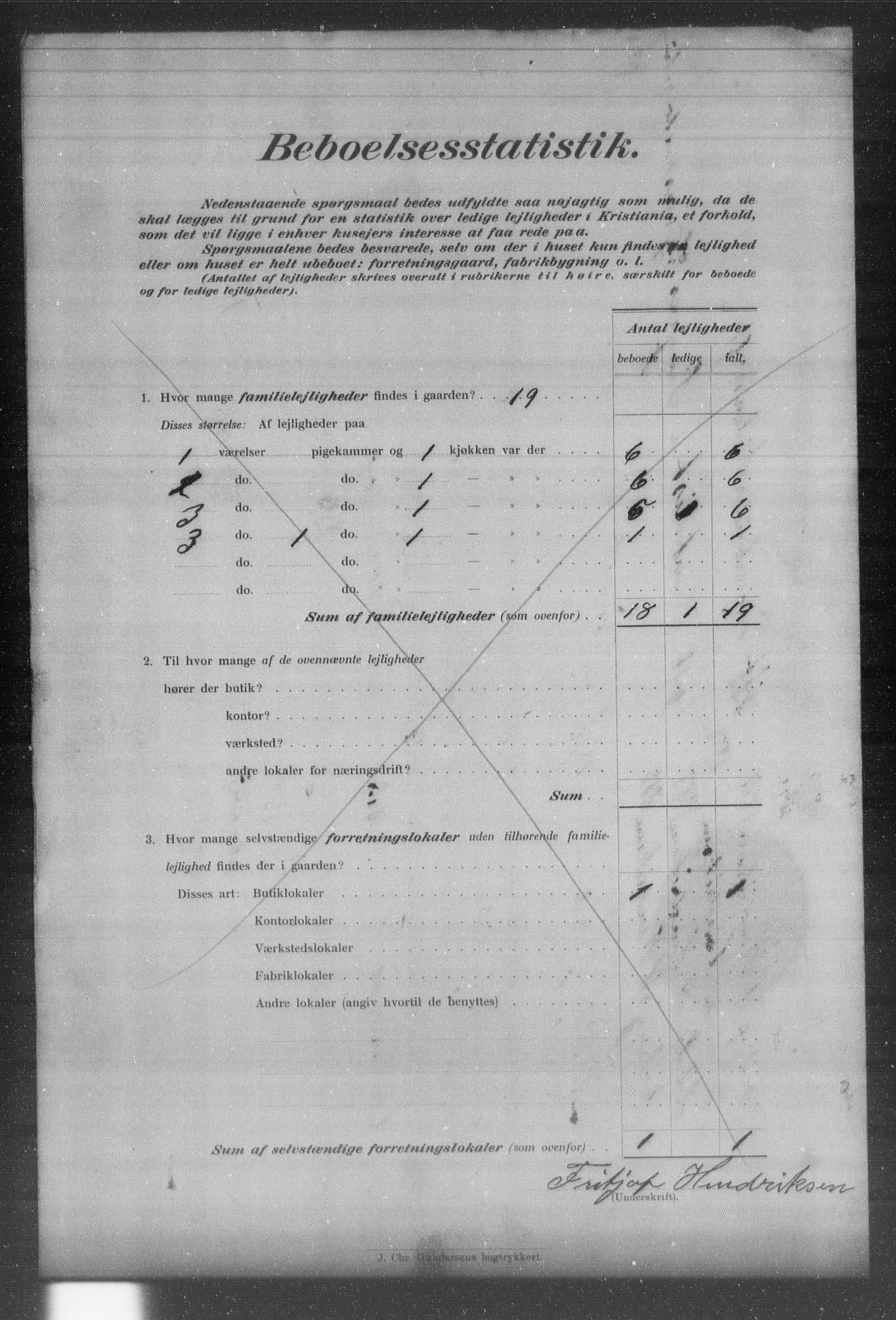 OBA, Kommunal folketelling 31.12.1903 for Kristiania kjøpstad, 1903, s. 16612