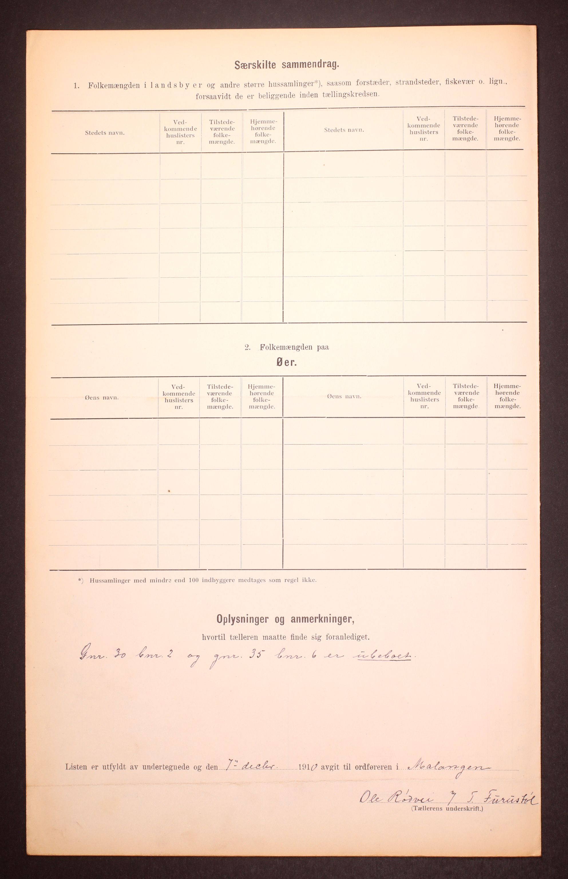 RA, Folketelling 1910 for 1932 Malangen herred, 1910, s. 37