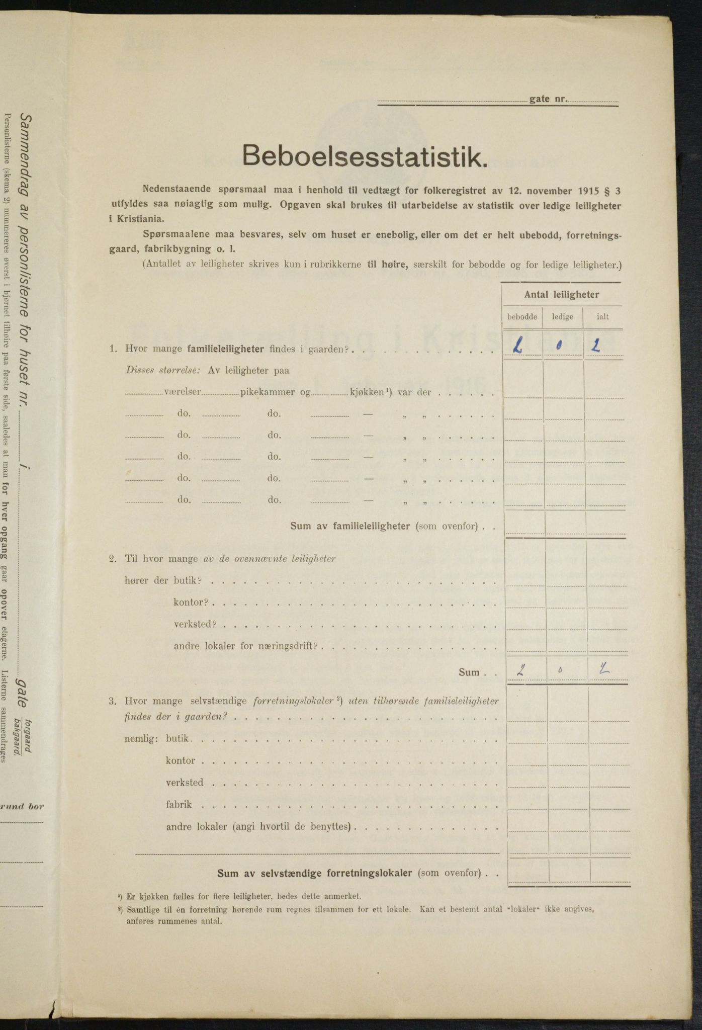 OBA, Kommunal folketelling 1.2.1916 for Kristiania, 1916, s. 49082