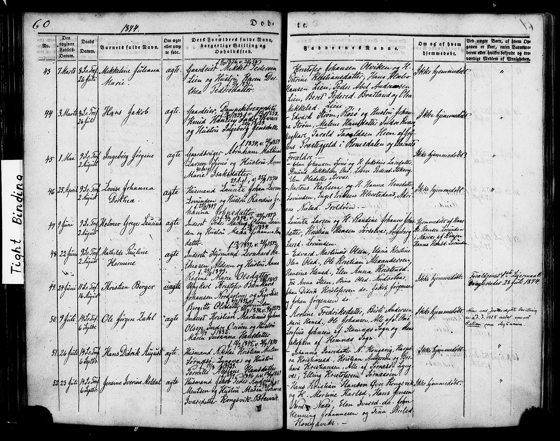 Ministerialprotokoller, klokkerbøker og fødselsregistre - Nordland, AV/SAT-A-1459/839/L0567: Ministerialbok nr. 839A04, 1863-1879, s. 60