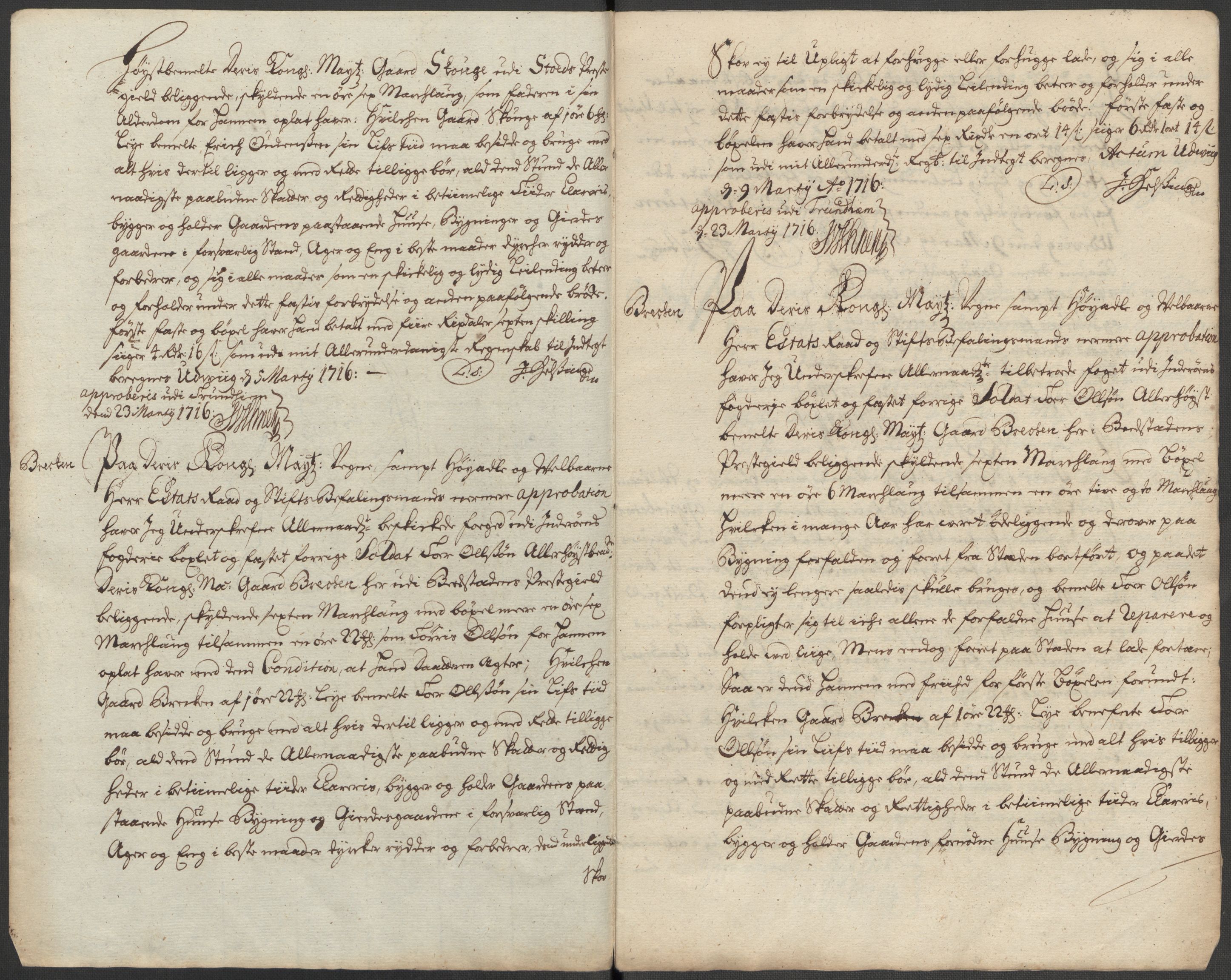 Rentekammeret inntil 1814, Reviderte regnskaper, Fogderegnskap, RA/EA-4092/R63/L4324: Fogderegnskap Inderøy, 1716, s. 204