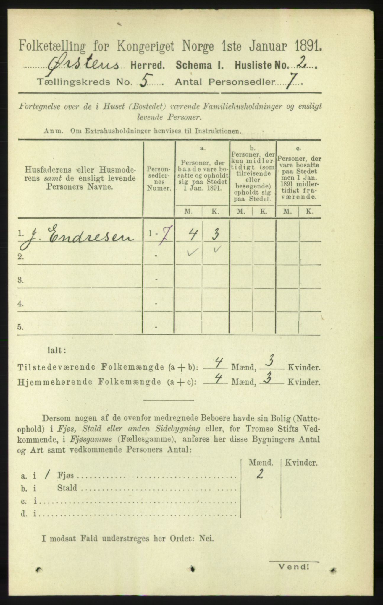 RA, Folketelling 1891 for 1520 Ørsta herred, 1891, s. 2191