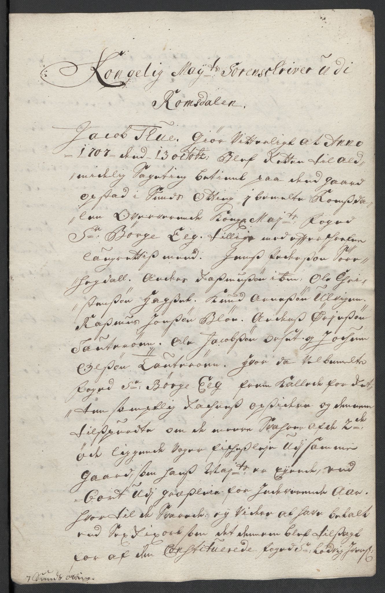 Rentekammeret inntil 1814, Reviderte regnskaper, Fogderegnskap, AV/RA-EA-4092/R55/L3658: Fogderegnskap Romsdal, 1707-1708, s. 168