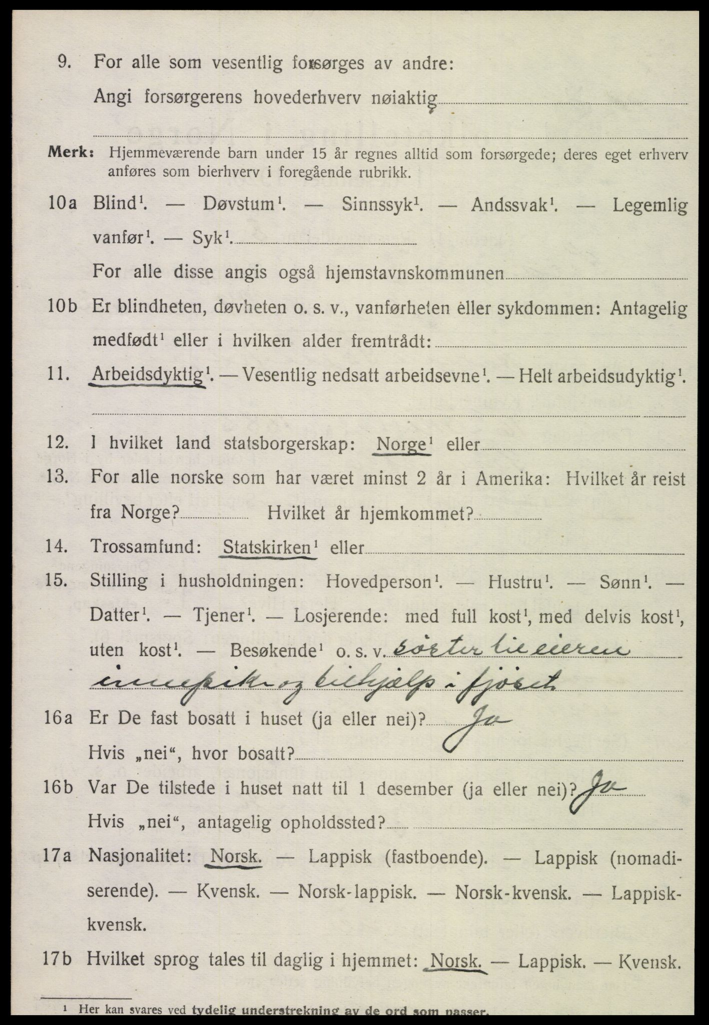 SAT, Folketelling 1920 for 1736 Snåsa herred, 1920, s. 2601