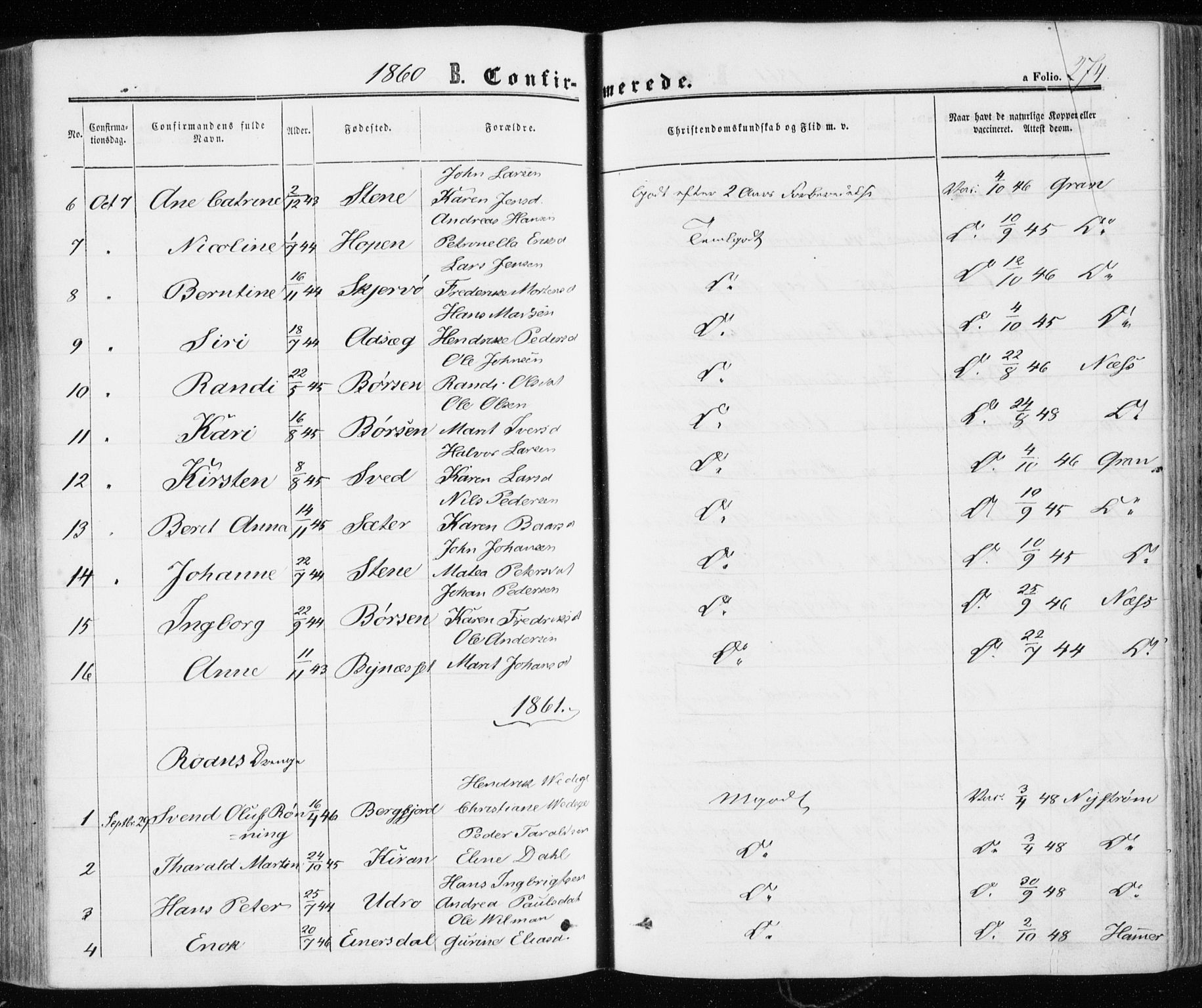 Ministerialprotokoller, klokkerbøker og fødselsregistre - Sør-Trøndelag, AV/SAT-A-1456/657/L0705: Ministerialbok nr. 657A06, 1858-1867, s. 274