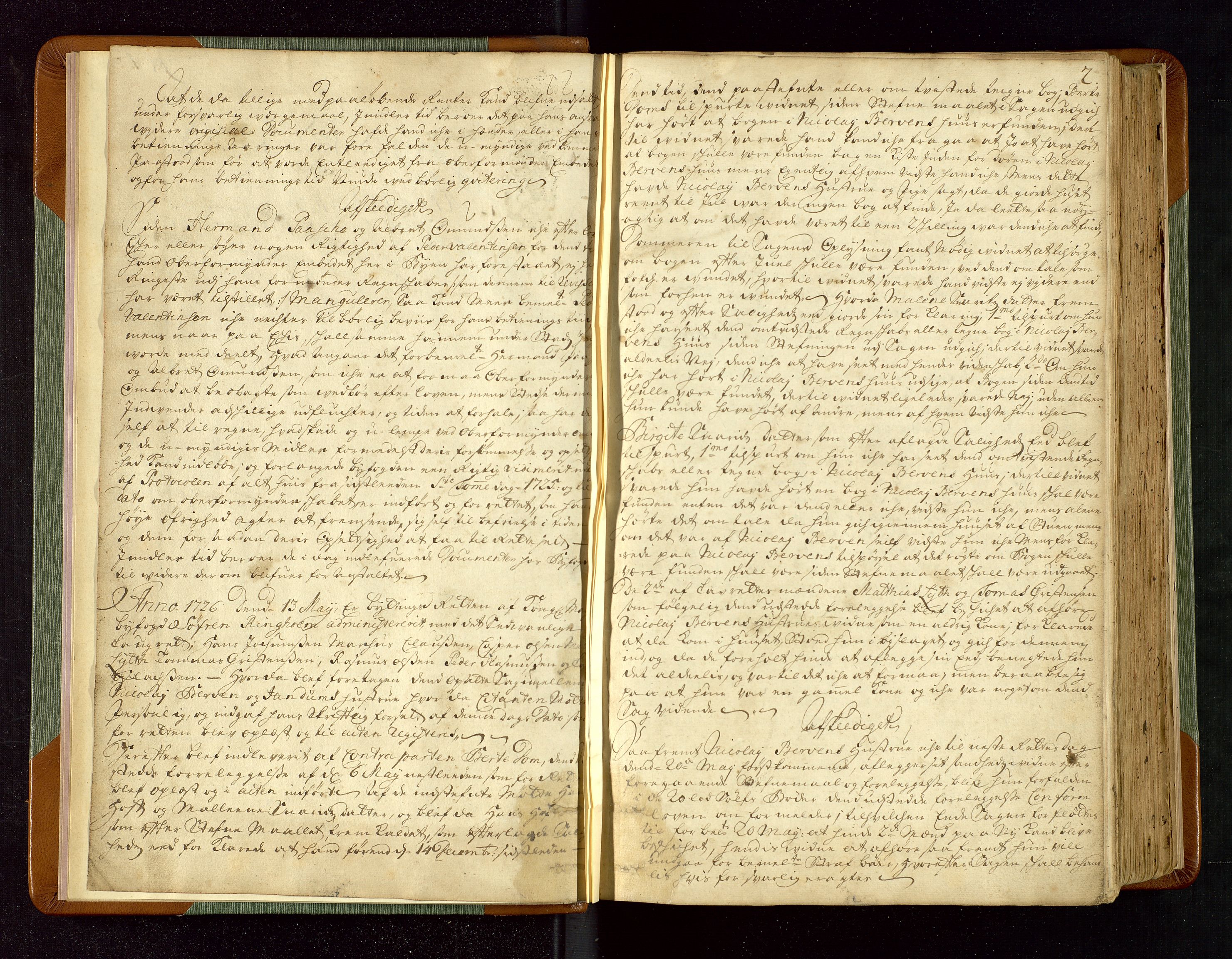 Stavanger byfogd, AV/SAST-A-101408/001/3/30/30BA/L0037: Bytingprotkoll, 1726-1729, s. 1b-2a
