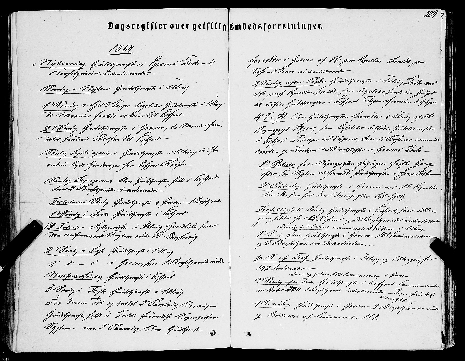 Ulvik sokneprestembete, AV/SAB-A-78801/H/Haa: Ministerialbok nr. A 15, 1864-1878, s. 329
