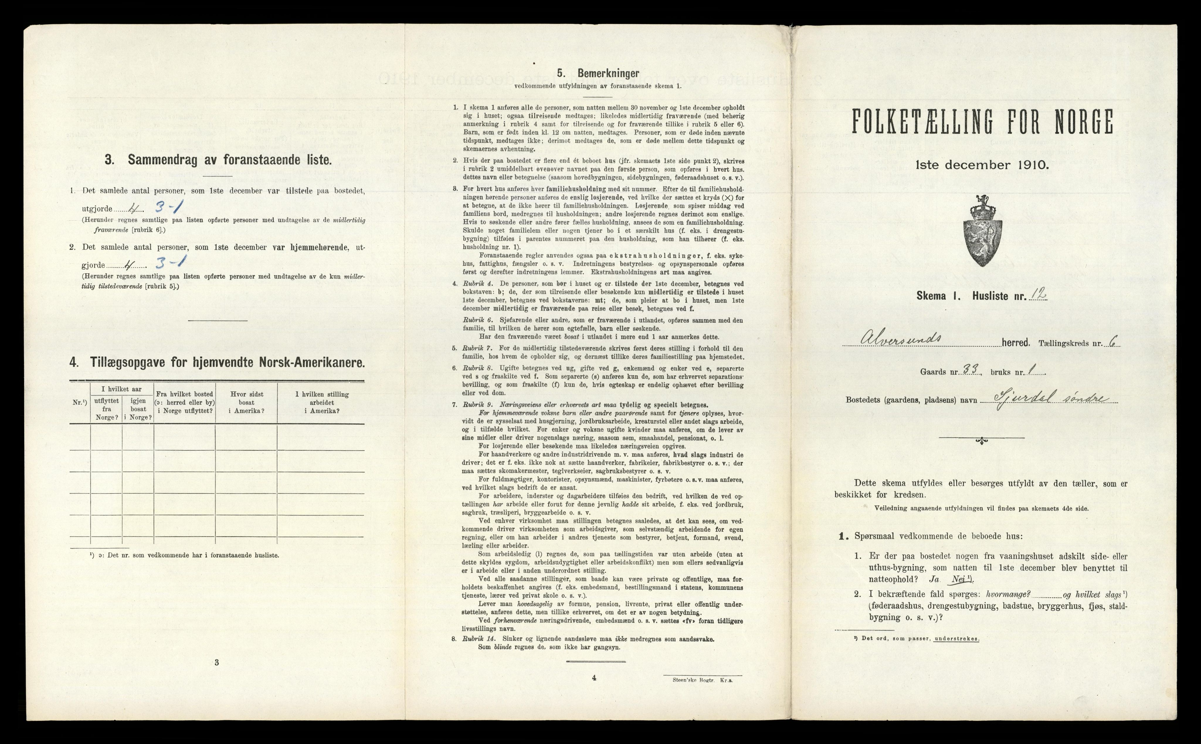 RA, Folketelling 1910 for 1257 Alversund herred, 1910, s. 526
