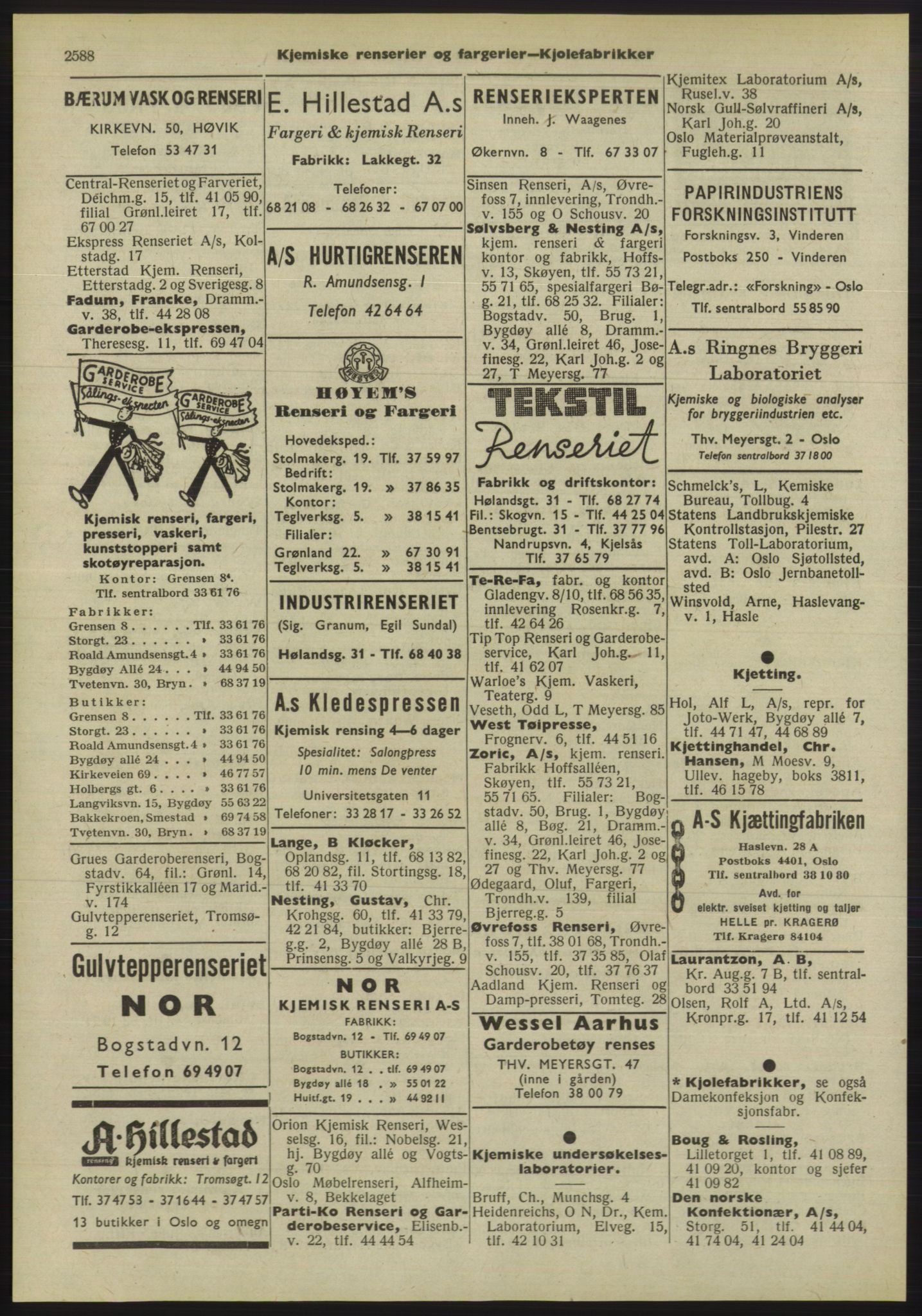 Kristiania/Oslo adressebok, PUBL/-, 1955, s. 2588