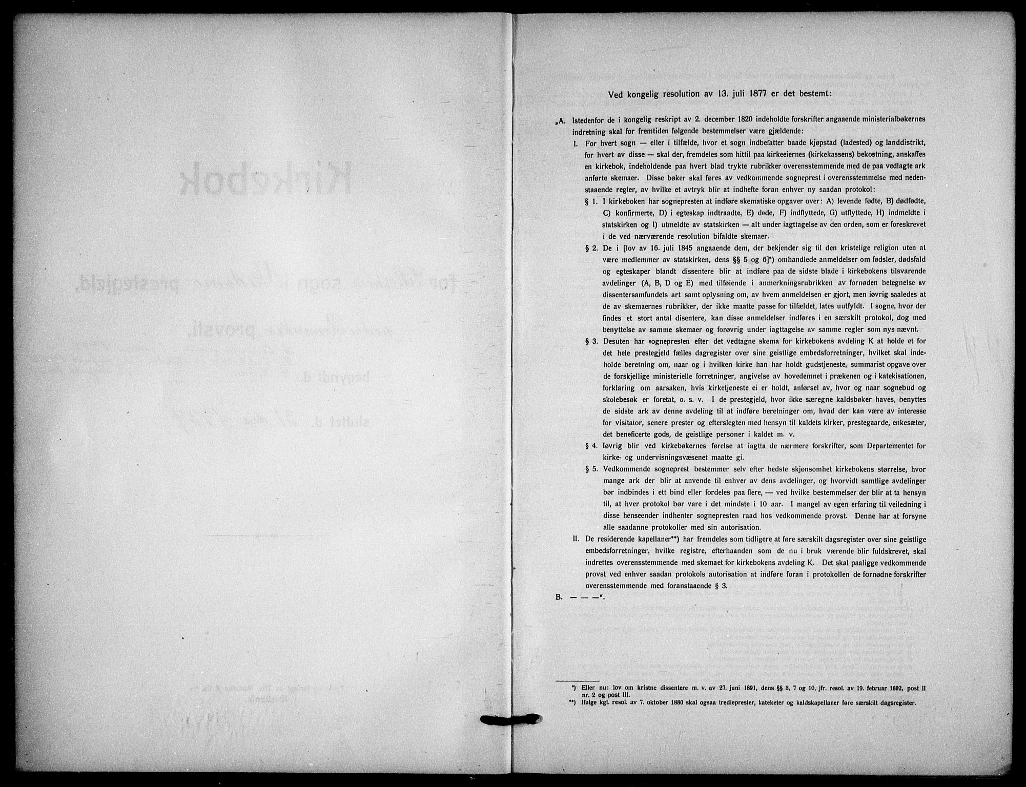 Skedsmo prestekontor Kirkebøker, SAO/A-10033a/G/Gc/L0003: Klokkerbok nr. III 3, 1926-1939