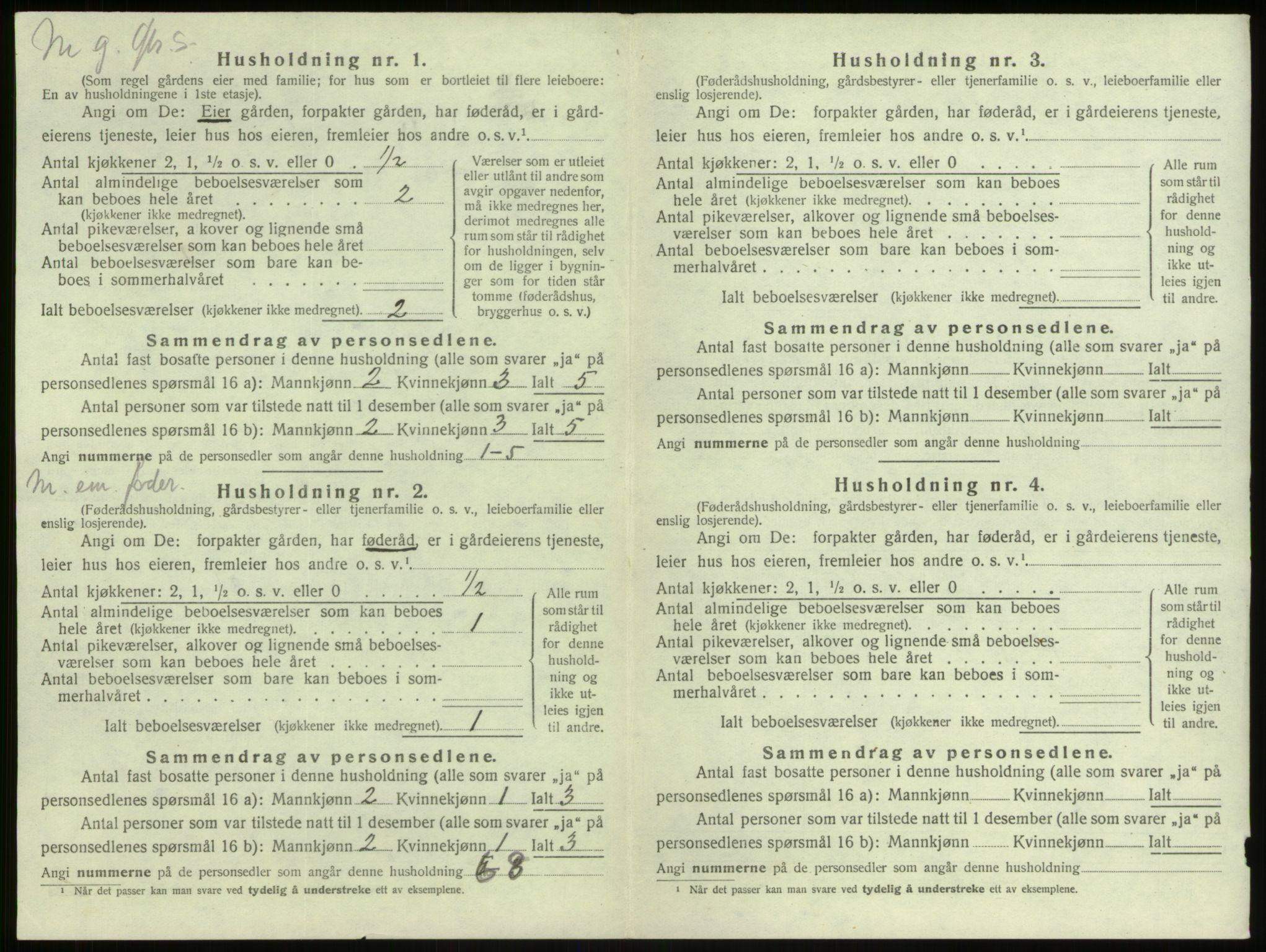 SAB, Folketelling 1920 for 1261 Manger herred, 1920, s. 626