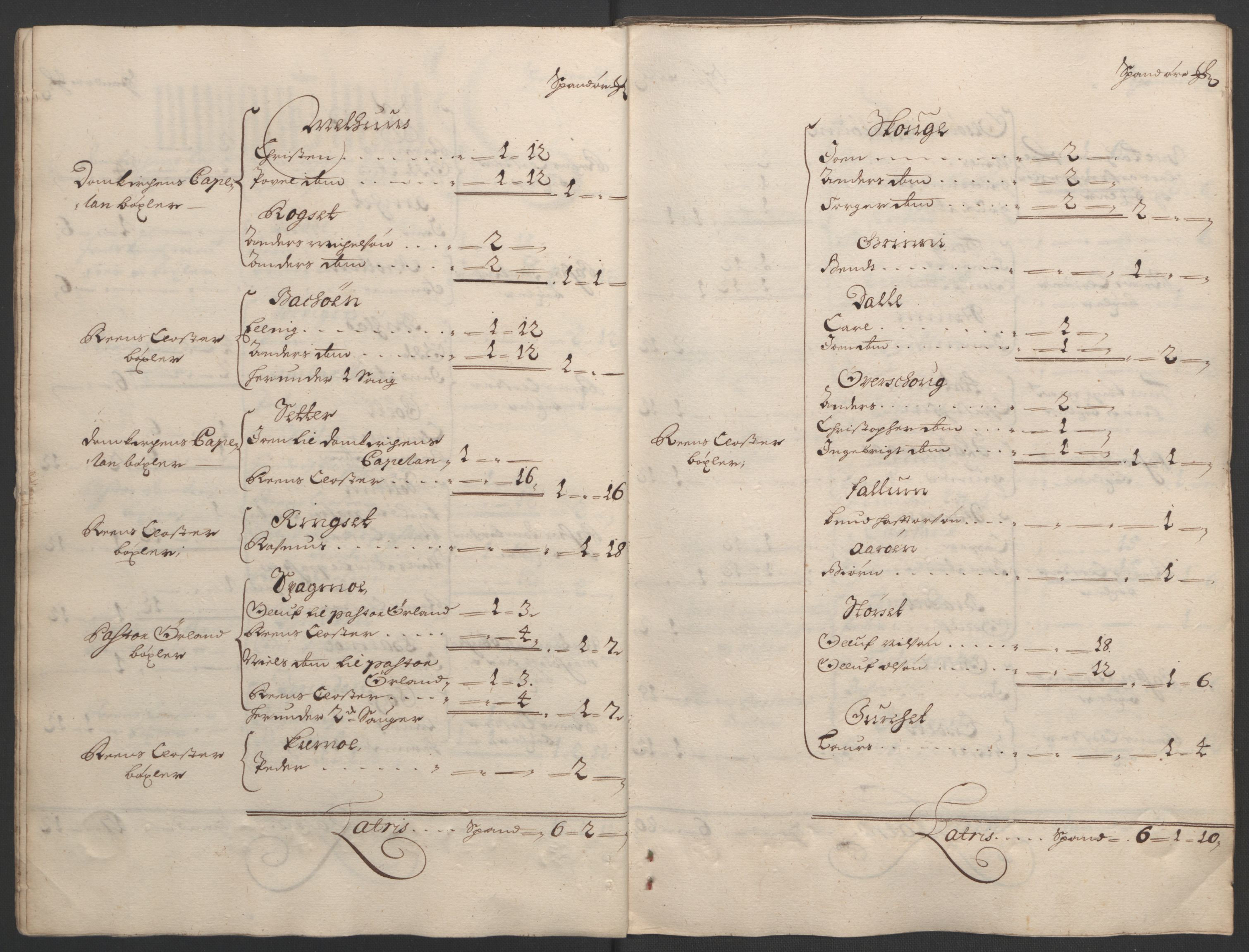 Rentekammeret inntil 1814, Reviderte regnskaper, Fogderegnskap, AV/RA-EA-4092/R57/L3851: Fogderegnskap Fosen, 1695-1696, s. 24