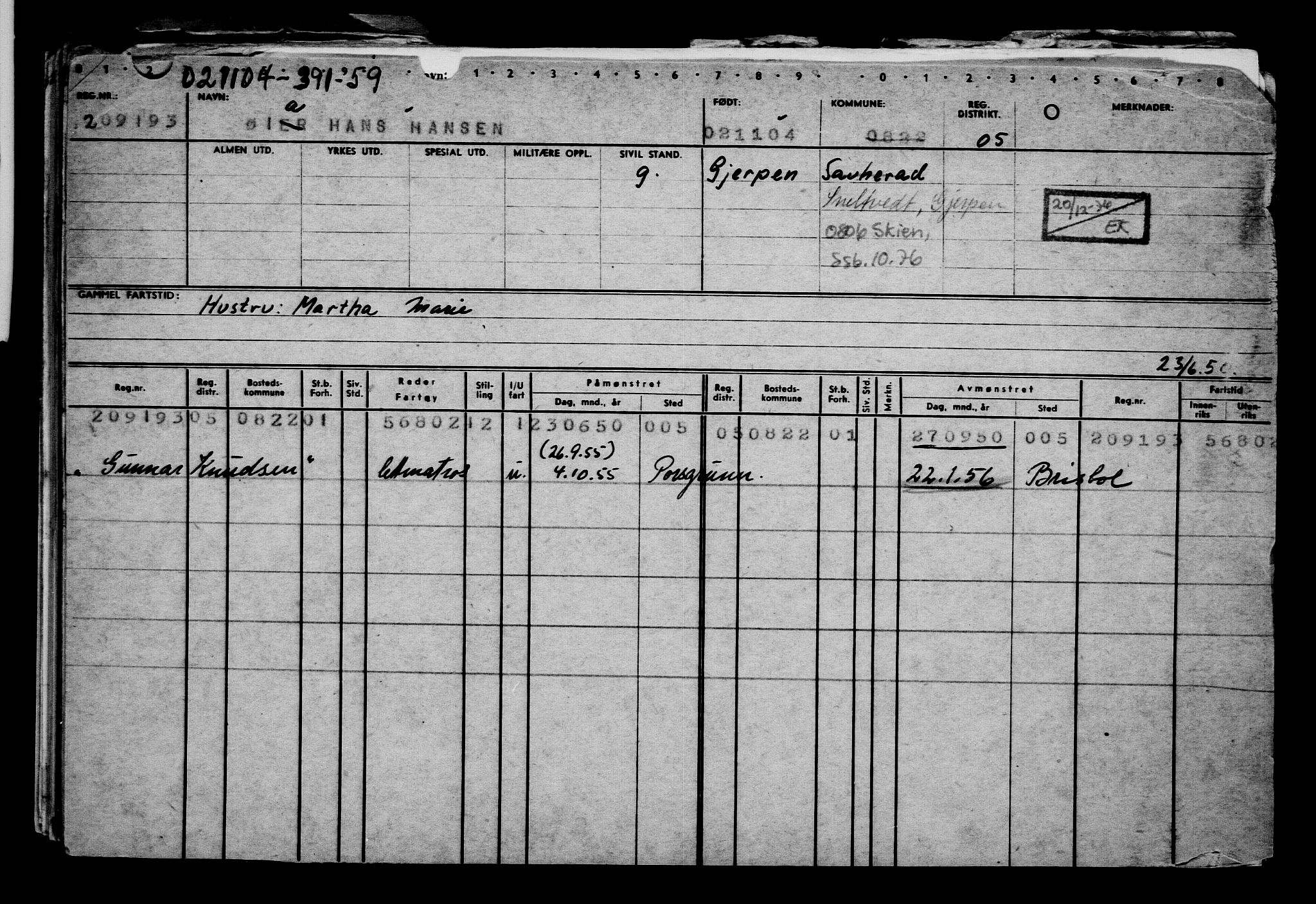 Direktoratet for sjømenn, AV/RA-S-3545/G/Gb/L0056: Hovedkort, 1904, s. 351