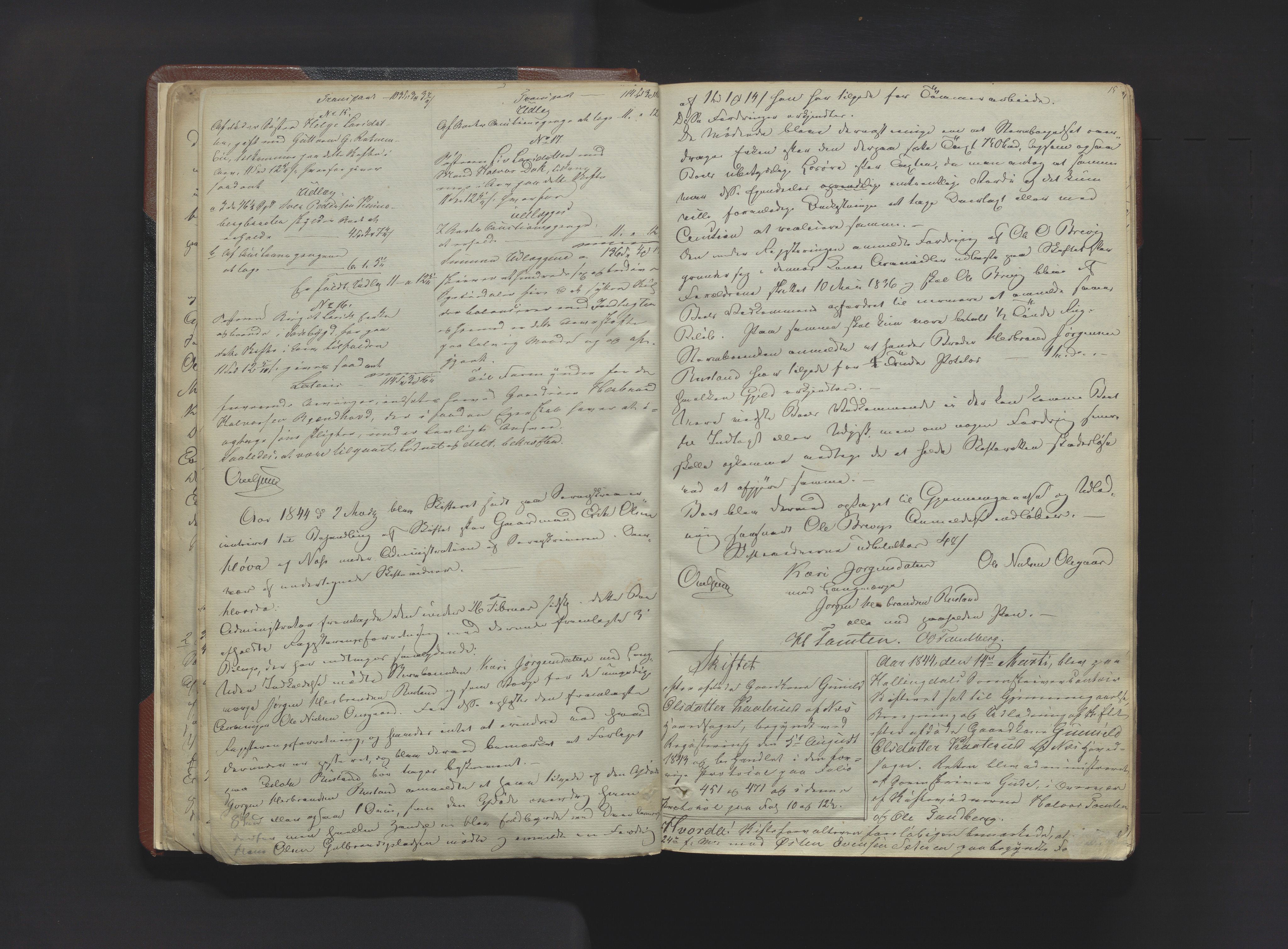 Hallingdal sorenskriveri, AV/SAKO-A-121/H/Hb/Hba/L0005: Skifteprotokoll, 1843-1849, s. 15