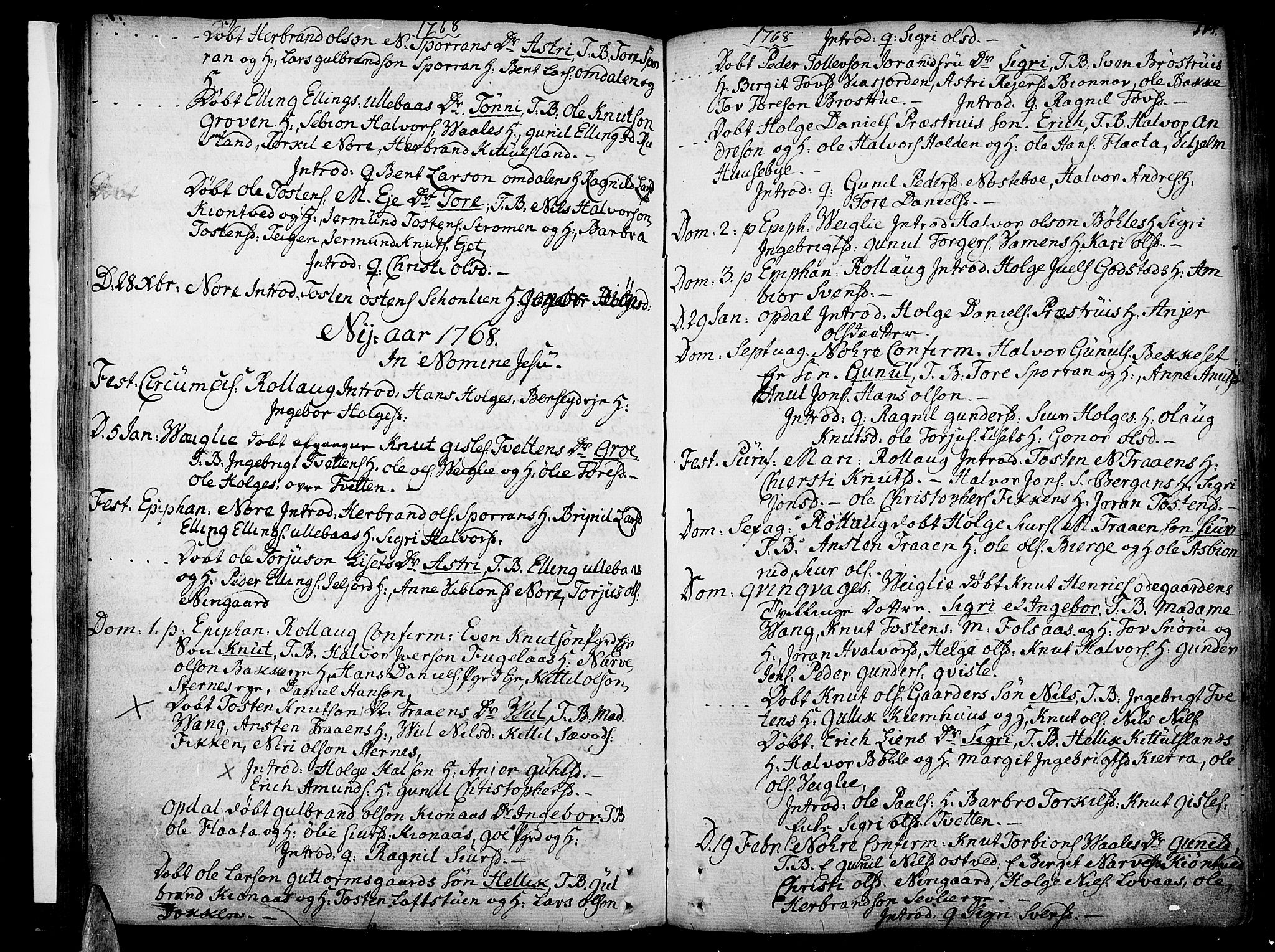 Rollag kirkebøker, SAKO/A-240/F/Fa/L0003: Ministerialbok nr. I 3, 1743-1778, s. 114