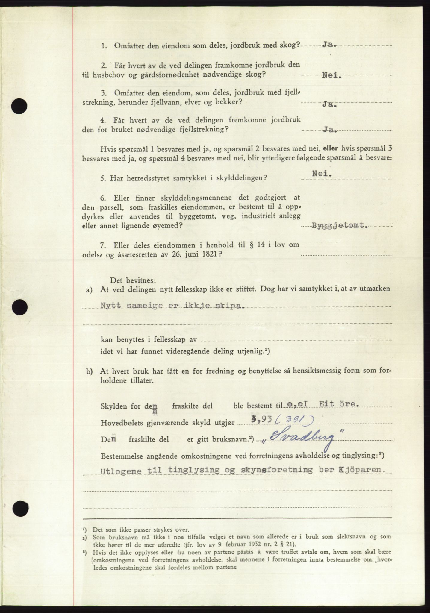 Søre Sunnmøre sorenskriveri, AV/SAT-A-4122/1/2/2C/L0090: Pantebok nr. 16A, 1951-1951, Dagboknr: 2493/1951