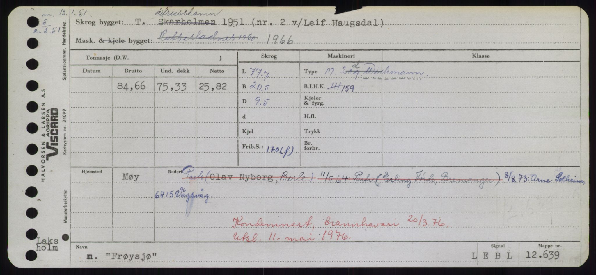 Sjøfartsdirektoratet med forløpere, Skipsmålingen, AV/RA-S-1627/H/Hd/L0011: Fartøy, Fla-Får, s. 579