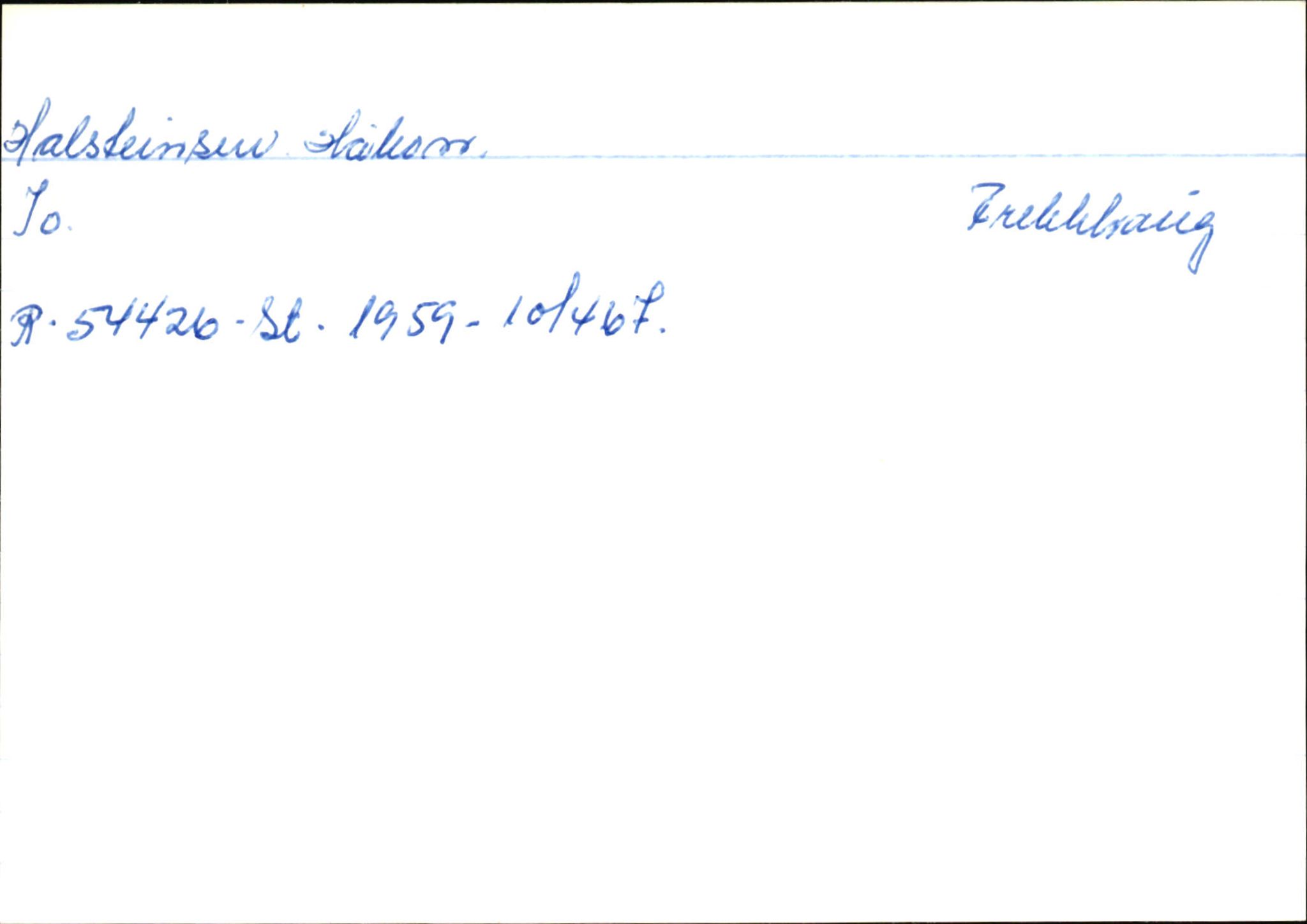 Statens vegvesen, Hordaland vegkontor, SAB/A-5201/2/Ha/L0018: R-eierkort H, 1920-1971, s. 292