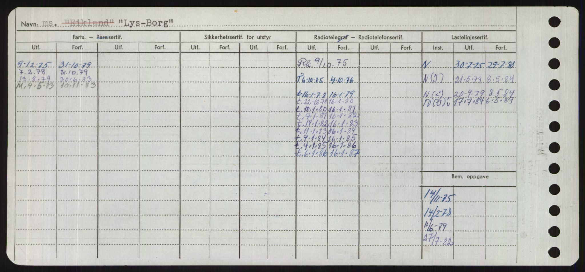 Sjøfartsdirektoratet med forløpere, Skipsmålingen, AV/RA-S-1627/H/Hd/L0023: Fartøy, Lia-Løv, s. 492