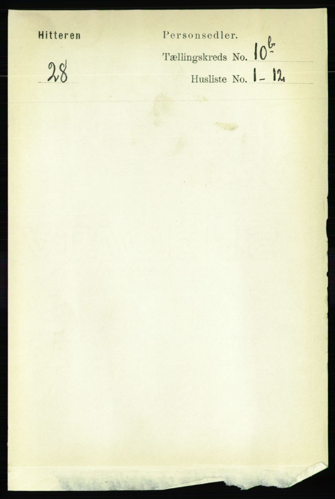 RA, Folketelling 1891 for 1617 Hitra herred, 1891, s. 2320