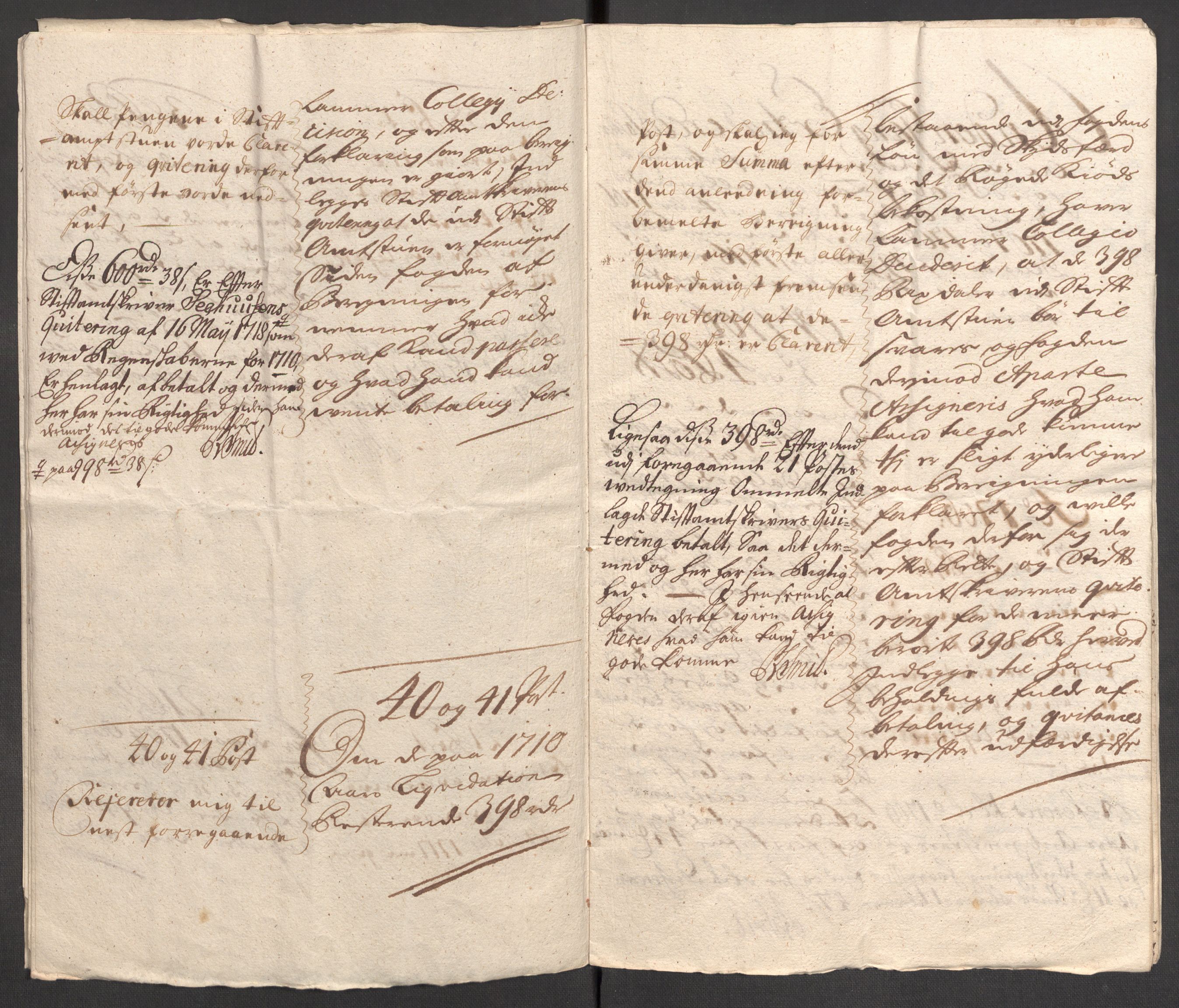 Rentekammeret inntil 1814, Reviderte regnskaper, Fogderegnskap, RA/EA-4092/R48/L2986: Fogderegnskap Sunnhordland og Hardanger, 1709-1710, s. 724