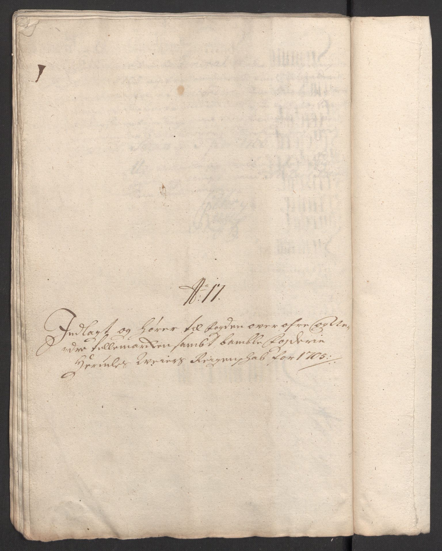 Rentekammeret inntil 1814, Reviderte regnskaper, Fogderegnskap, AV/RA-EA-4092/R36/L2114: Fogderegnskap Øvre og Nedre Telemark og Bamble, 1705, s. 213