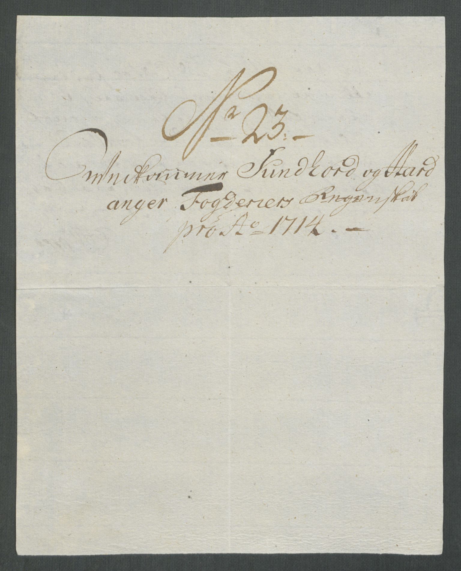 Rentekammeret inntil 1814, Reviderte regnskaper, Fogderegnskap, AV/RA-EA-4092/R48/L2990: Fogderegnskap Sunnhordland og Hardanger, 1714, s. 206