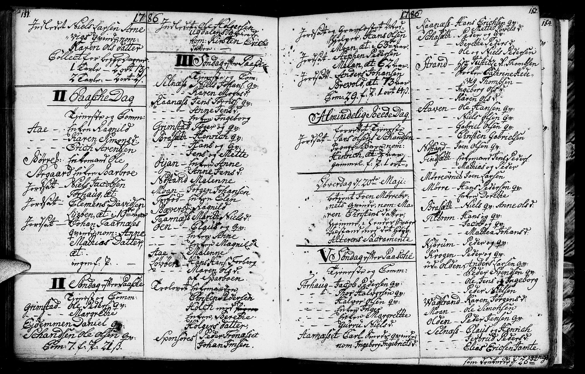 Ministerialprotokoller, klokkerbøker og fødselsregistre - Sør-Trøndelag, AV/SAT-A-1456/655/L0685: Klokkerbok nr. 655C01, 1777-1788, s. 151-152