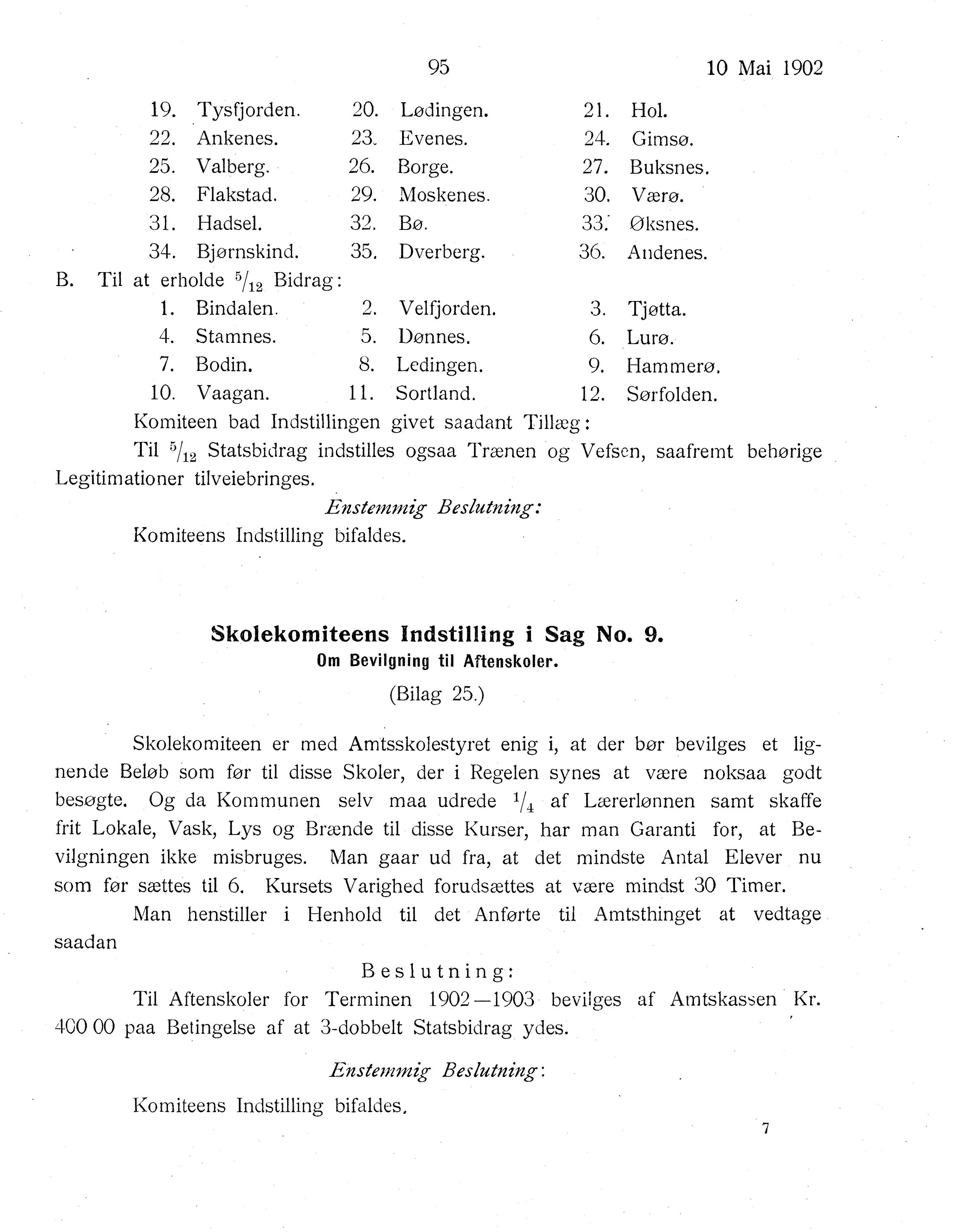 Nordland Fylkeskommune. Fylkestinget, AIN/NFK-17/176/A/Ac/L0025: Fylkestingsforhandlinger 1902, 1902