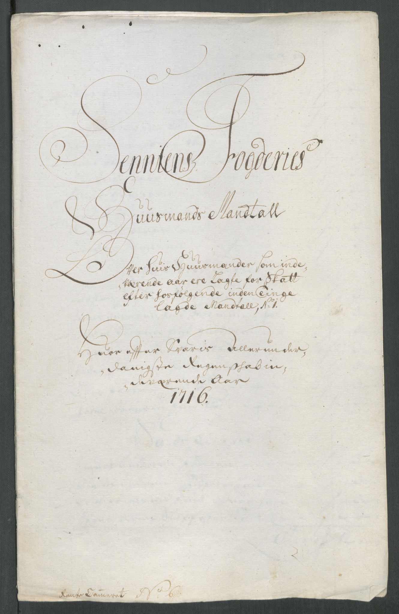 Rentekammeret inntil 1814, Reviderte regnskaper, Fogderegnskap, AV/RA-EA-4092/R68/L4762: Fogderegnskap Senja og Troms, 1716, s. 80