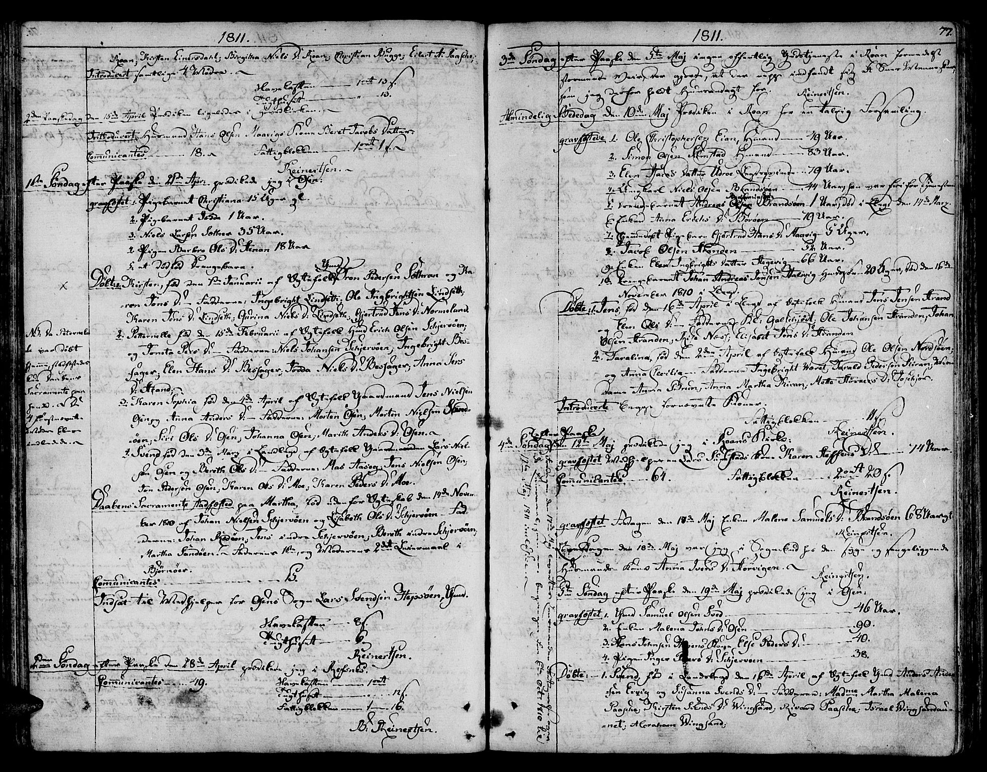 Ministerialprotokoller, klokkerbøker og fødselsregistre - Sør-Trøndelag, SAT/A-1456/657/L0701: Ministerialbok nr. 657A02, 1802-1831, s. 77