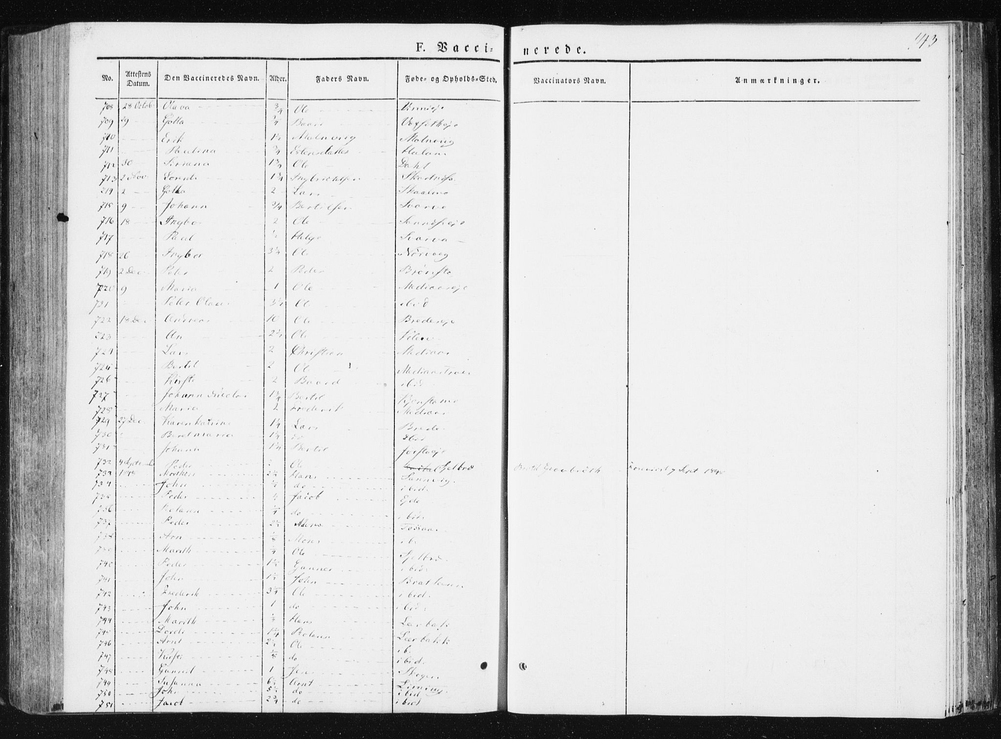 Ministerialprotokoller, klokkerbøker og fødselsregistre - Nord-Trøndelag, AV/SAT-A-1458/749/L0470: Ministerialbok nr. 749A04, 1834-1853, s. 143