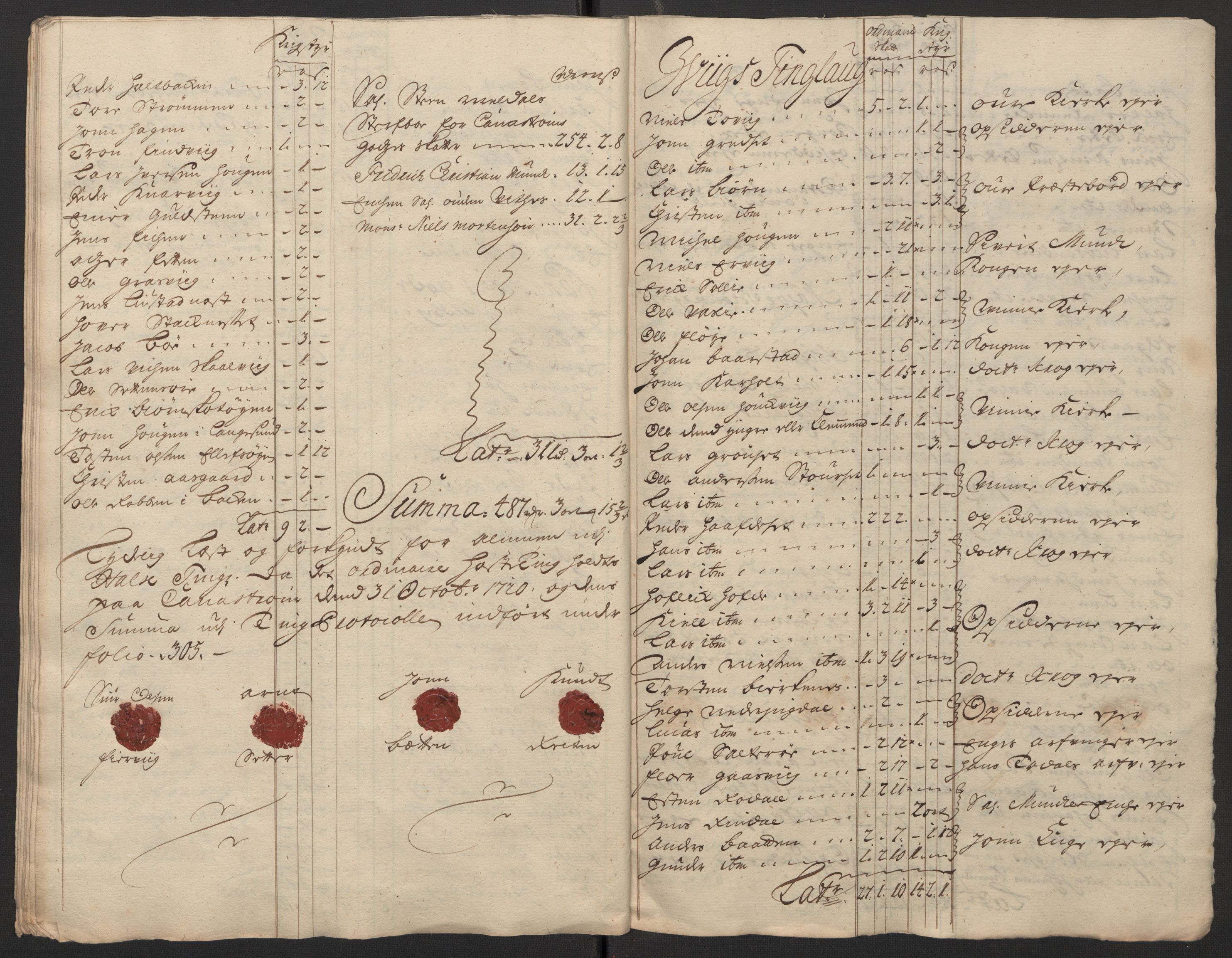 Rentekammeret inntil 1814, Reviderte regnskaper, Fogderegnskap, AV/RA-EA-4092/R56/L3753: Fogderegnskap Nordmøre, 1720, s. 538