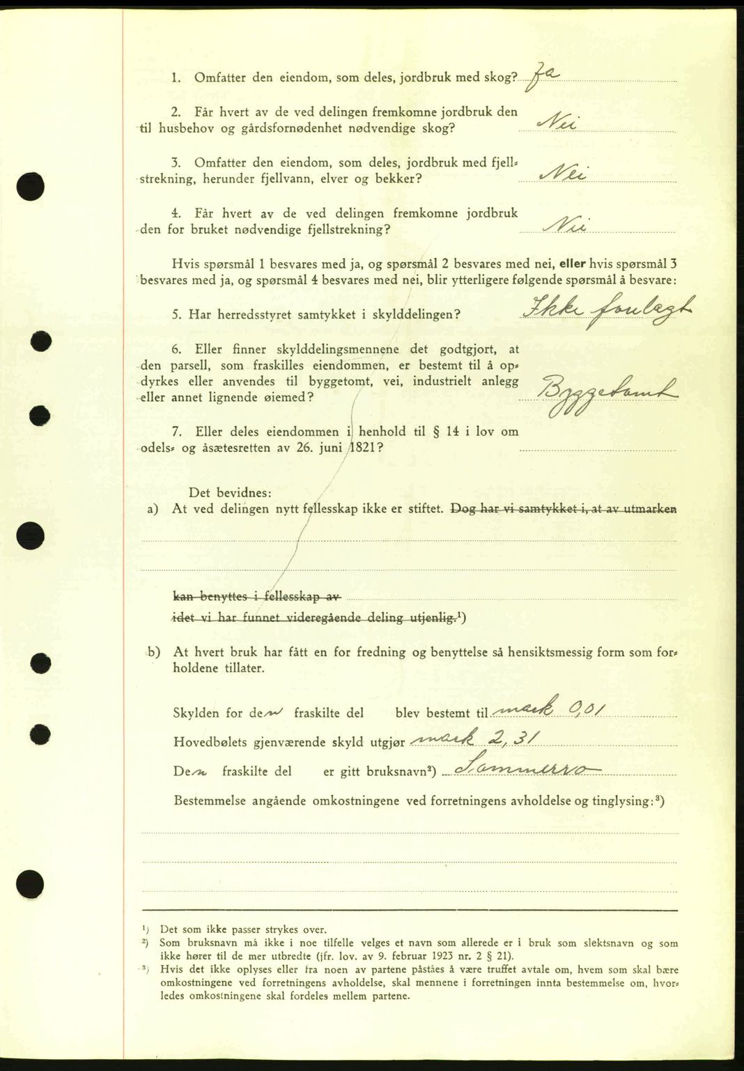 Nordre Sunnmøre sorenskriveri, AV/SAT-A-0006/1/2/2C/2Ca: Pantebok nr. A13, 1942-1942, Dagboknr: 749/1942